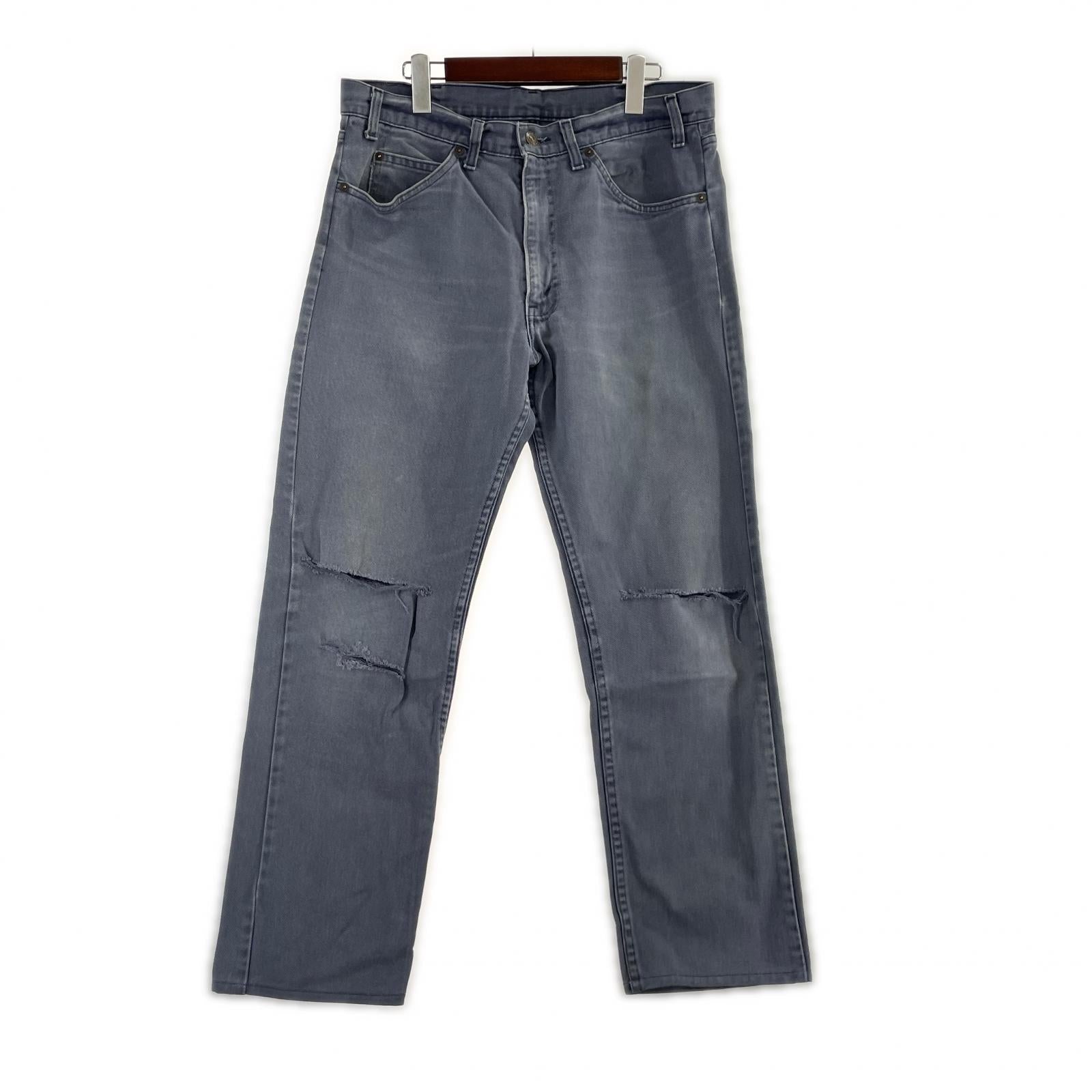 デニムパンツ 80s USA製 505-1017 W34 34 ブルー