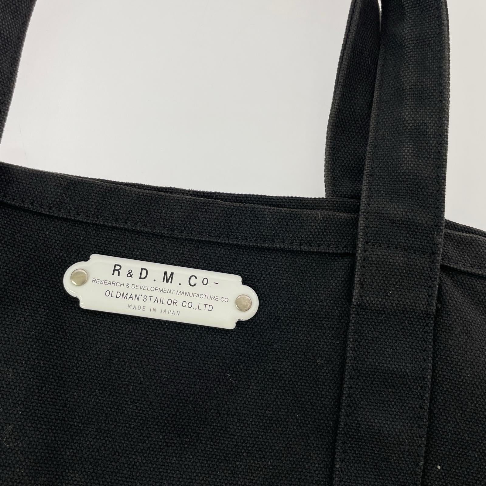 その他バッグ R&D.M.Co キャンバストートバッグ ブラック ブラック