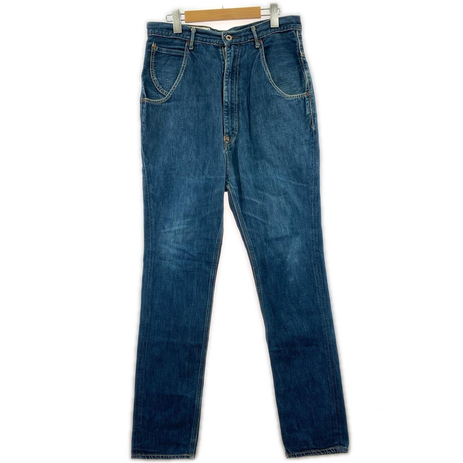 デニムパンツ 岡山御津工場産 W33 IDG ブルー