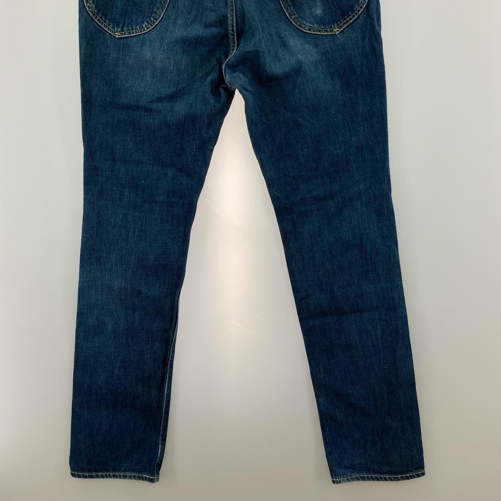 デニムパンツ 岡山御津工場産 W33 IDG ブルー