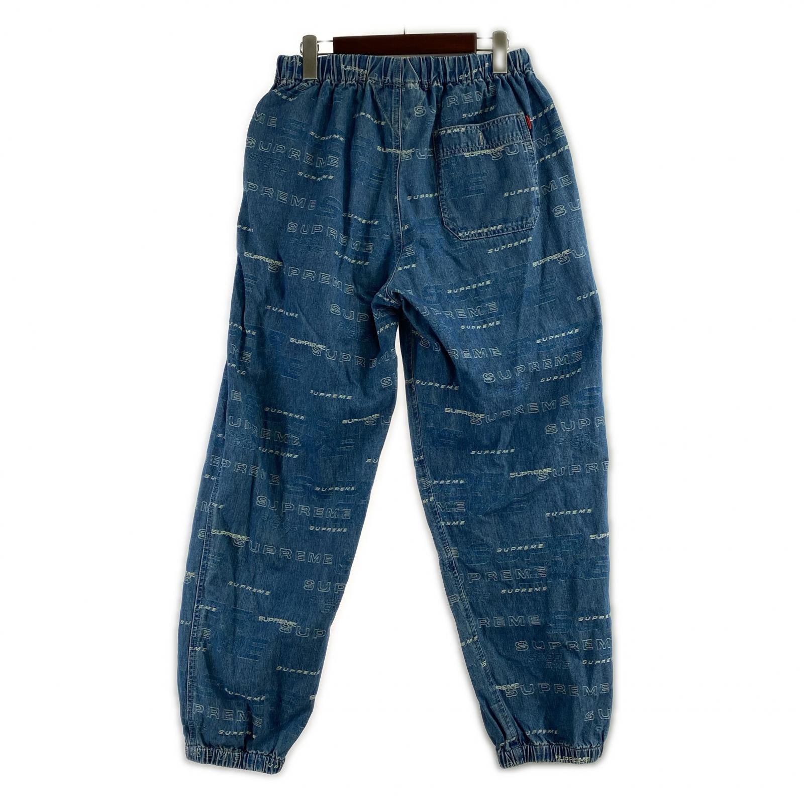 デニムパンツ Supreme Dimensions Logo Denim S S ブルー