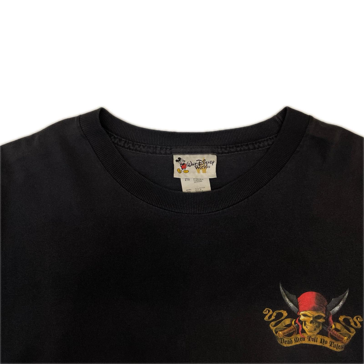 半袖Ｔシャツ Disney Pirates of Caribbean ムービーTシャツWalt Disney World2枚ﾀｸﾞ 3L ブラック