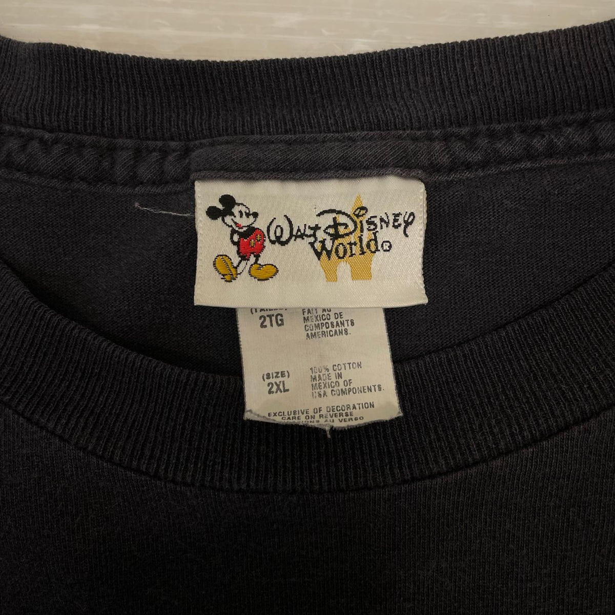 半袖Ｔシャツ Disney Pirates of Caribbean ムービーTシャツWalt Disney World2枚ﾀｸﾞ 3L ブラック