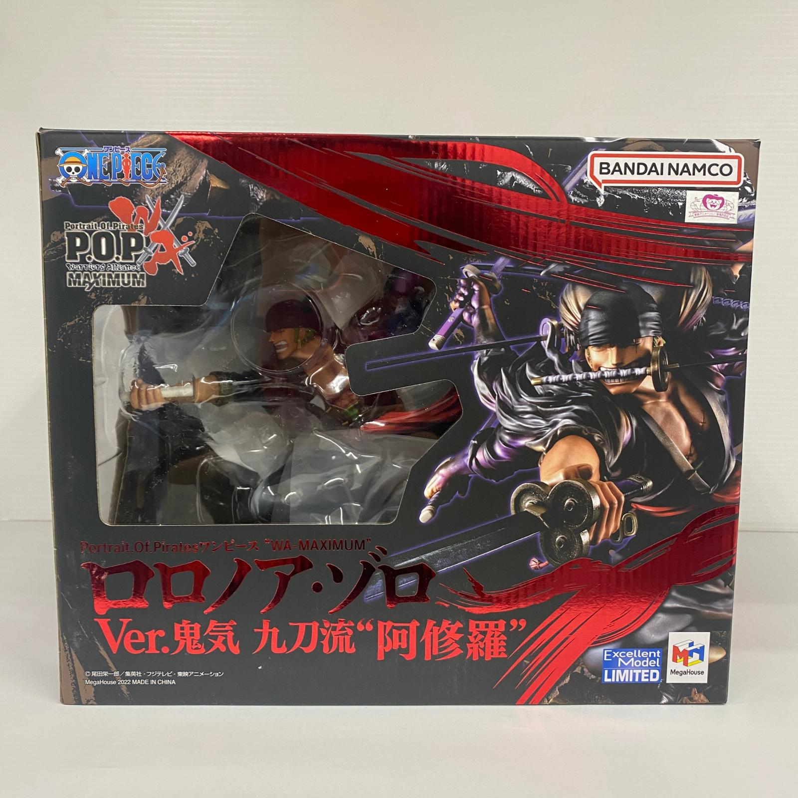 POP WA-MAXIMUM ロロノア・ゾロ 鬼気 九刀流 阿修羅 ワンピース メガハウス フィギュア/グッズ