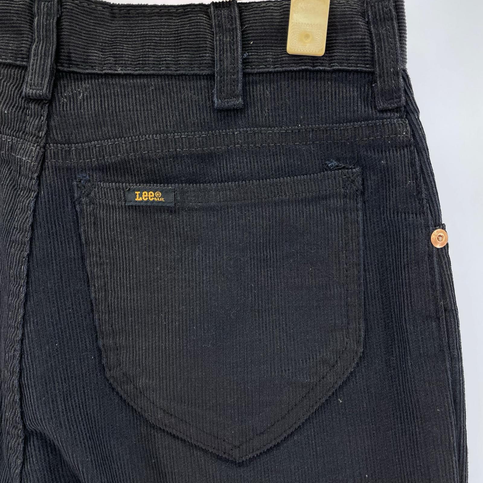 パンツ Lee 42talon 70s ｺｰﾃﾞﾕﾛｲ ﾌﾞﾗｯｸ ブラック