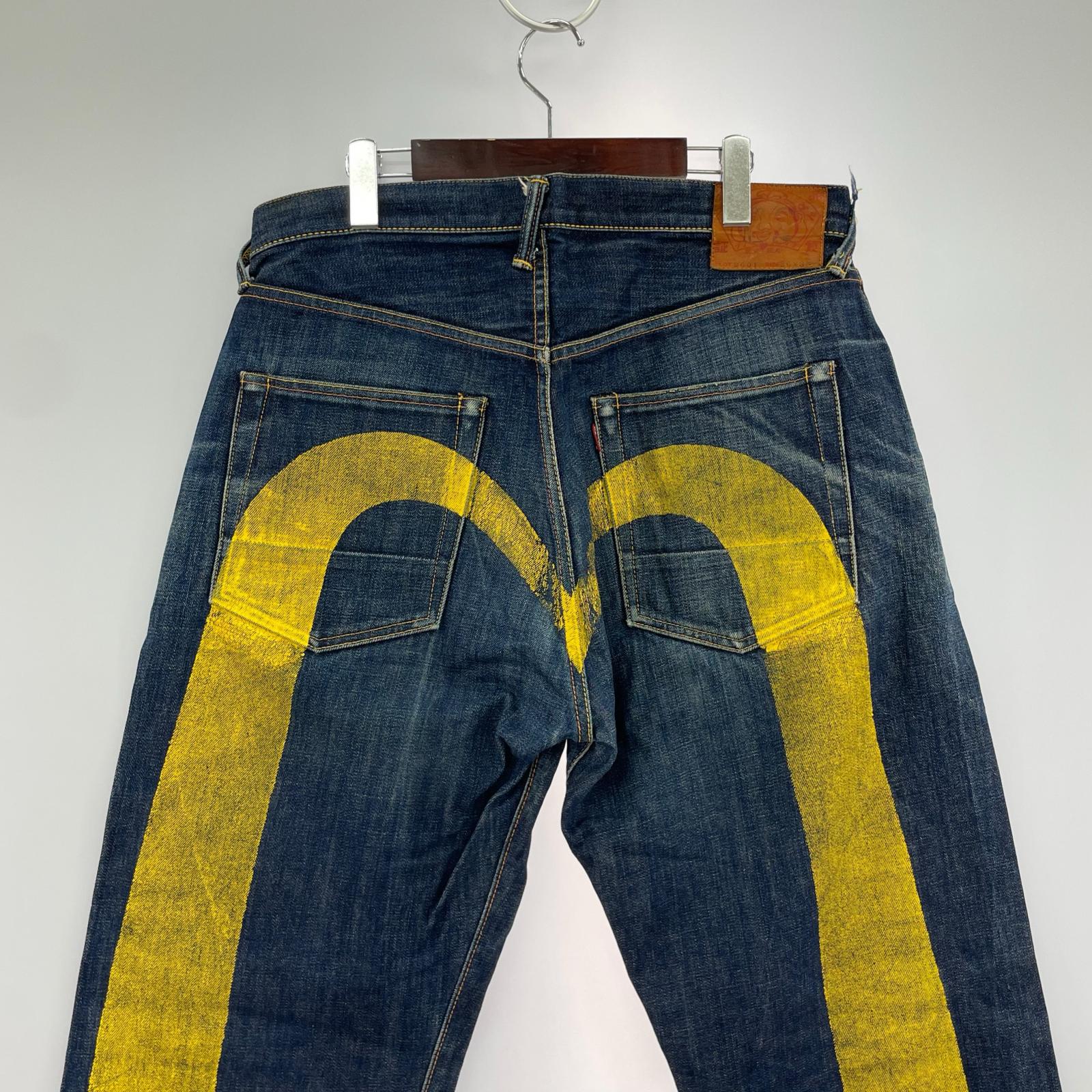 デニムパンツ lot2001 ビックカモメ 36 ネイビー