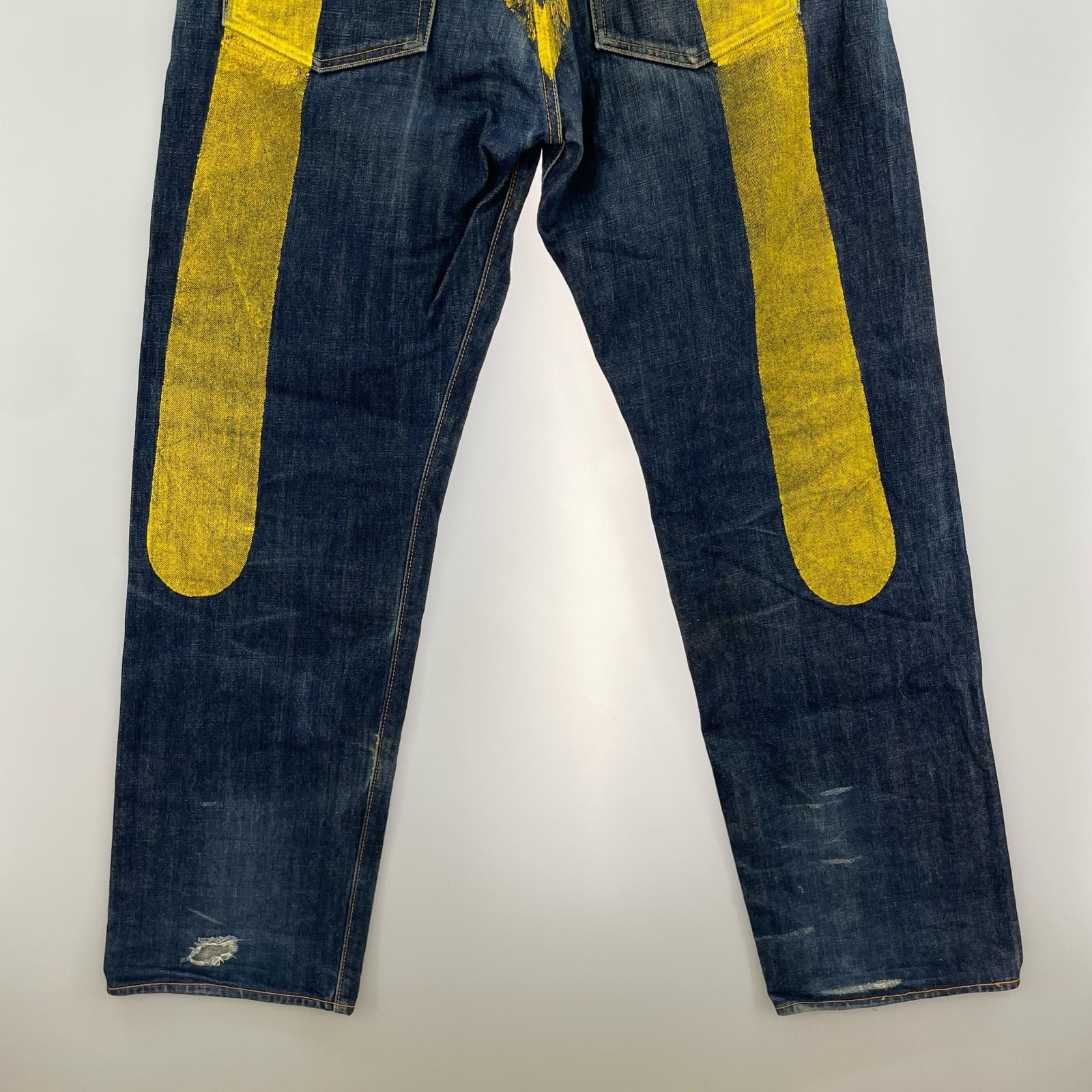 デニムパンツ lot2001 ビックカモメ 36 ネイビー