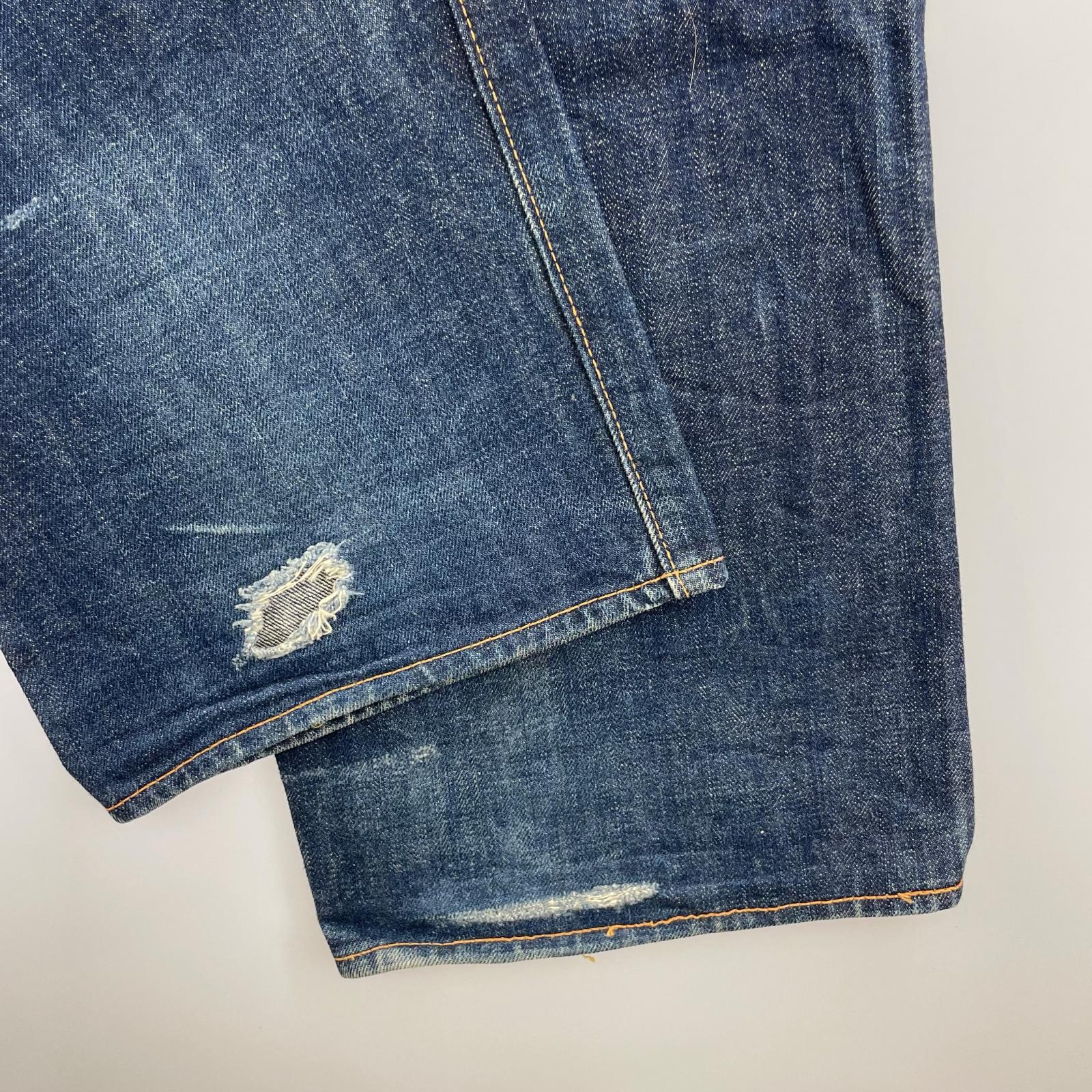 デニムパンツ lot2001 ビックカモメ 36 ネイビー