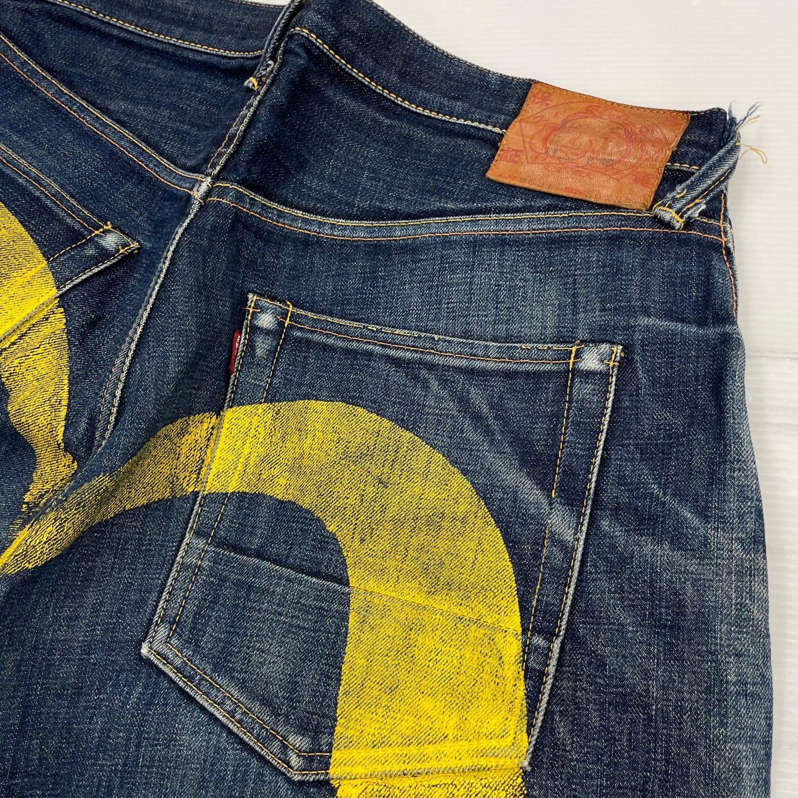 デニムパンツ lot2001 ビックカモメ 36 ネイビー
