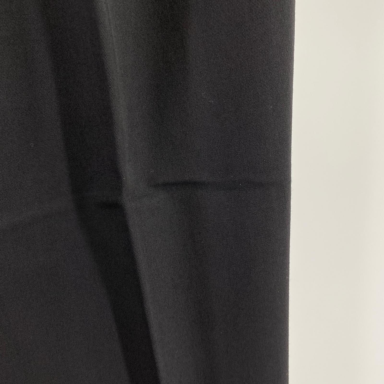 パンツ COMME des GARCONS HOMME PLUS 90s 裾ジップ ウールギャバスラックス M ブラック M ブラック