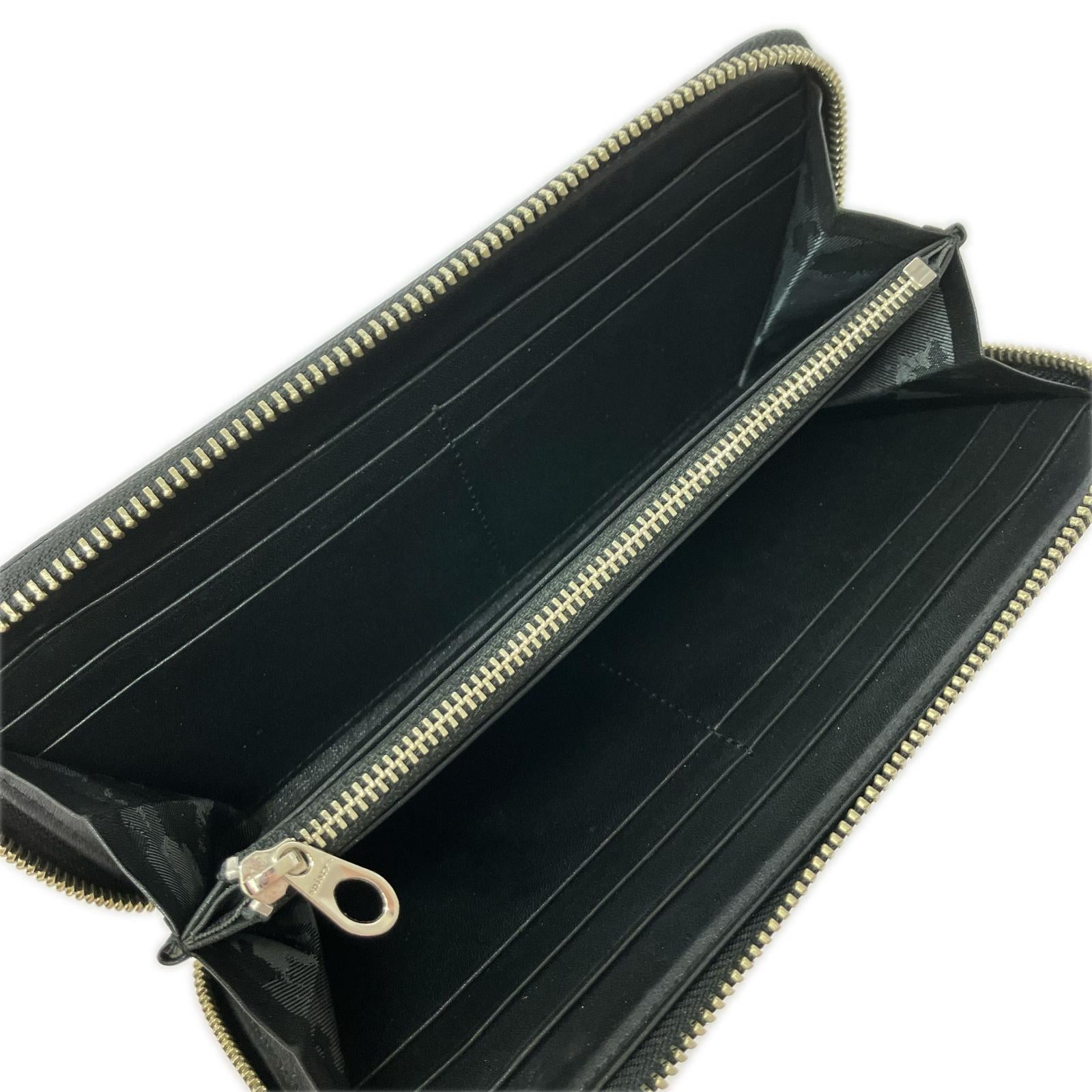 長財布 aniary ZIP BILL HOLDER L 黒 ブラック