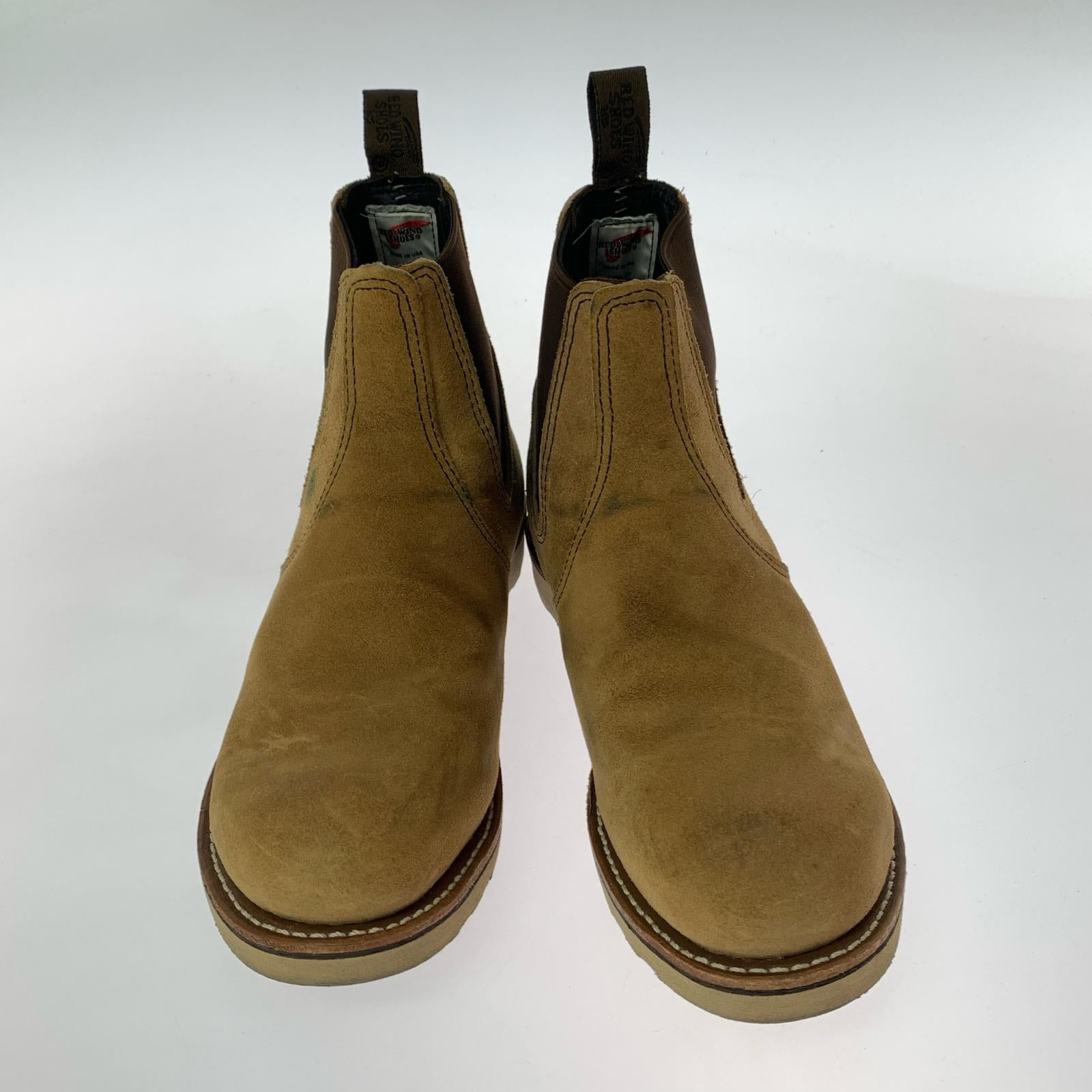 ブーツ RED WING スウェード サイドゴアブーツ 9 ベージュ 27cm (US9 UK8 1/2 EU44) ベージュ