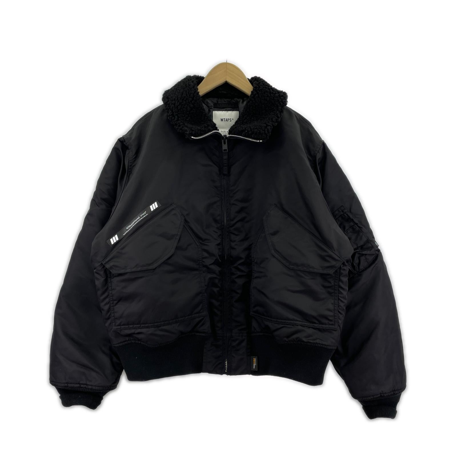 ジャケット 25AW ES / JACKET / NYLON. SATIN. CORDURA ブラック