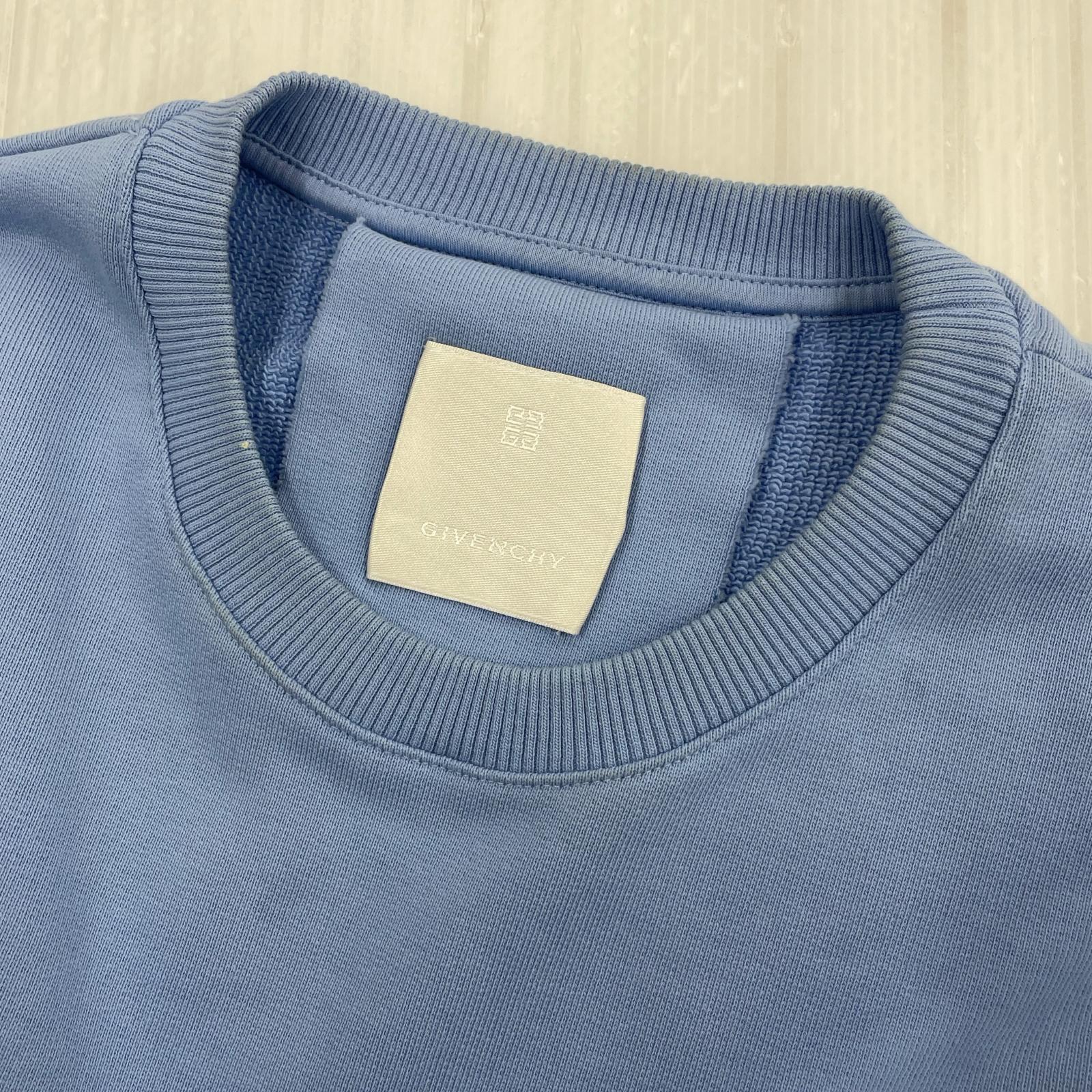 スウェット SLIM FIT ロゴプリントスウェット BMJ0HA3YAC (S) S ブルー