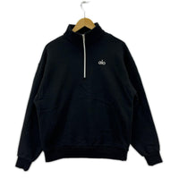 スウェット ハーフジップスウェット BLK ブラック