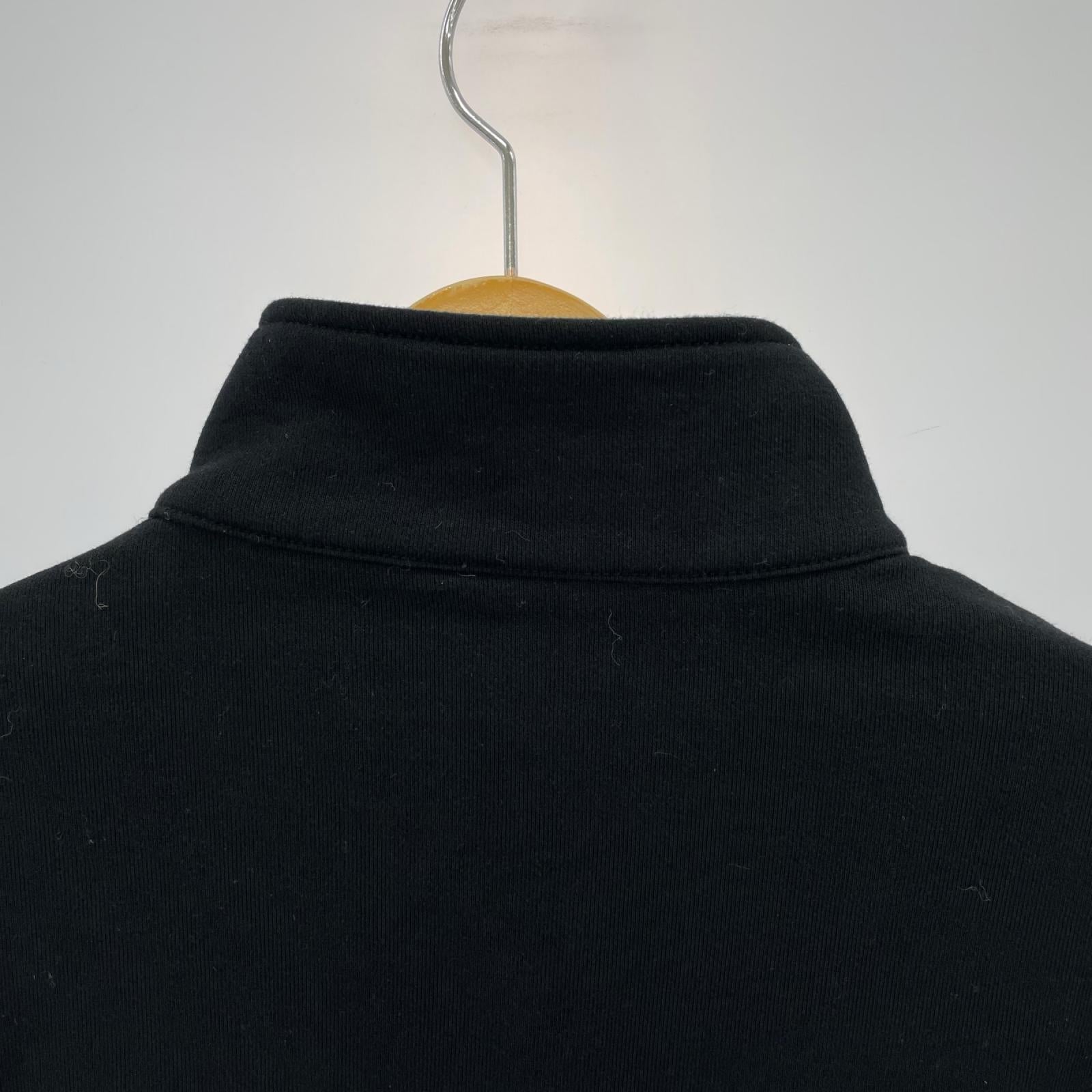スウェット ハーフジップスウェット BLK ブラック