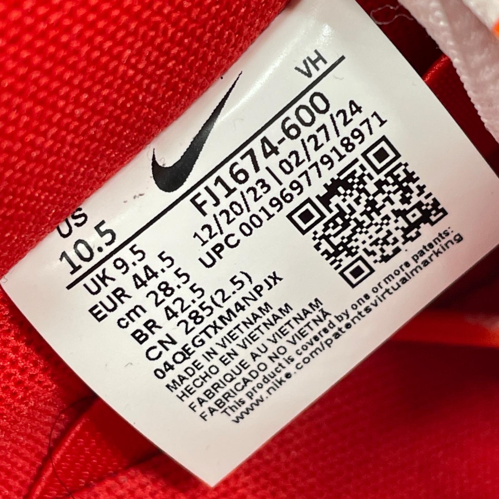 スニーカー Dunk Low Pro ISO Orange Label 28.5cm (US10 1/2 UK10 EU47) レッド