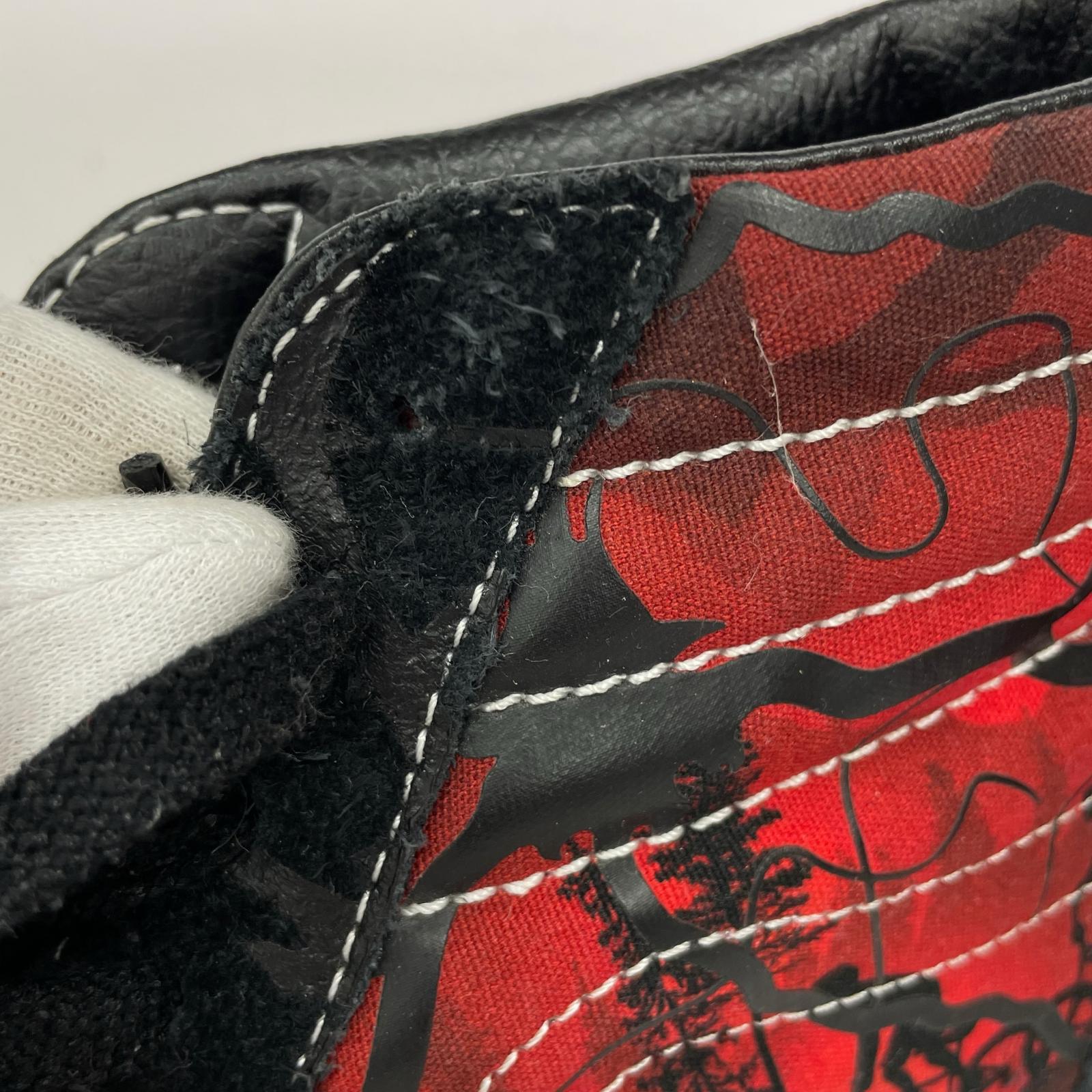 スニーカー Sk8-Hi Reissue （28cm） ブラック×レッド 28cm (US10 UK9 1/2 EU46) ブラック