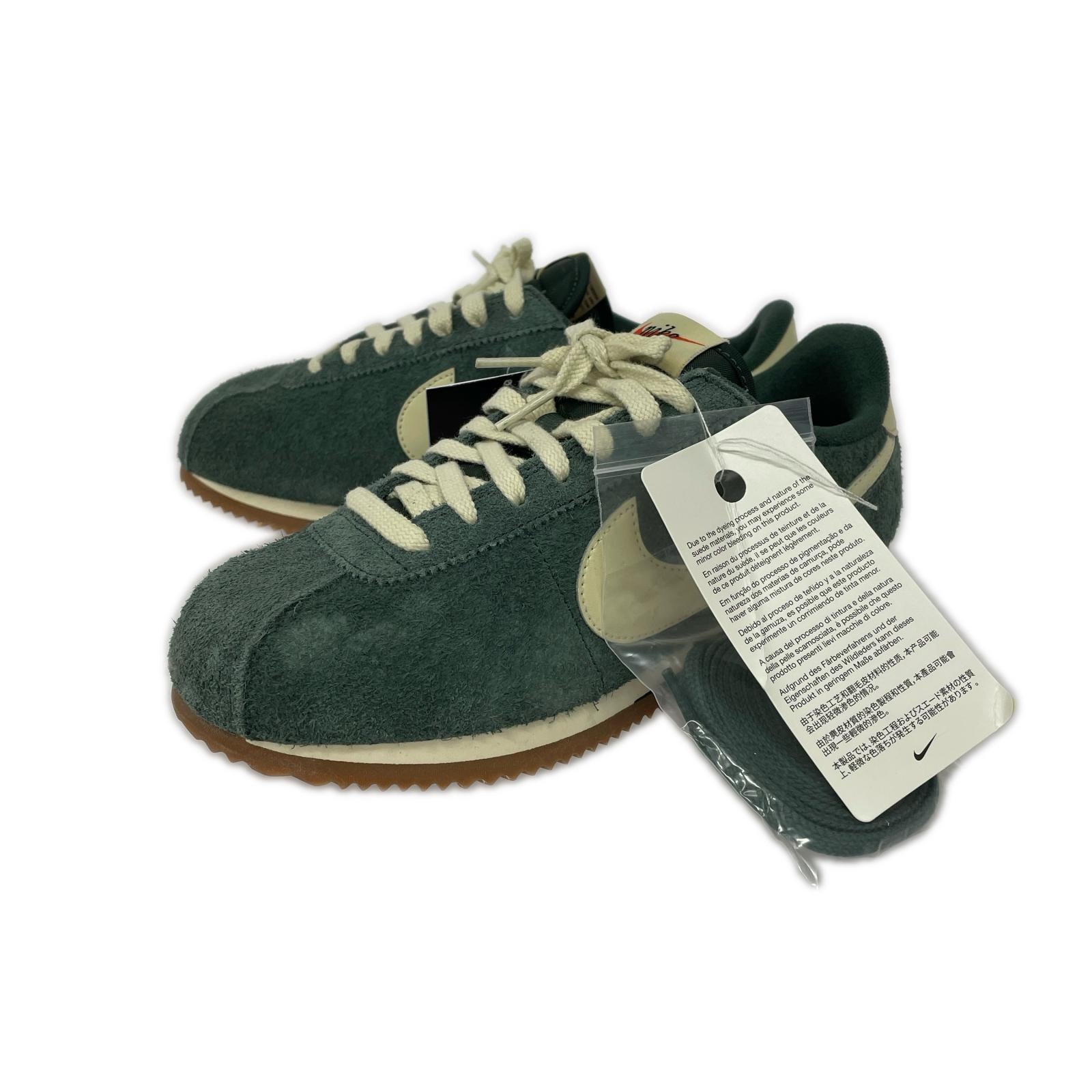スニーカー Cortez Vintage Suede ビンテージグリーン/クリーム 25cm (US7 UK6 1/2 EU40)