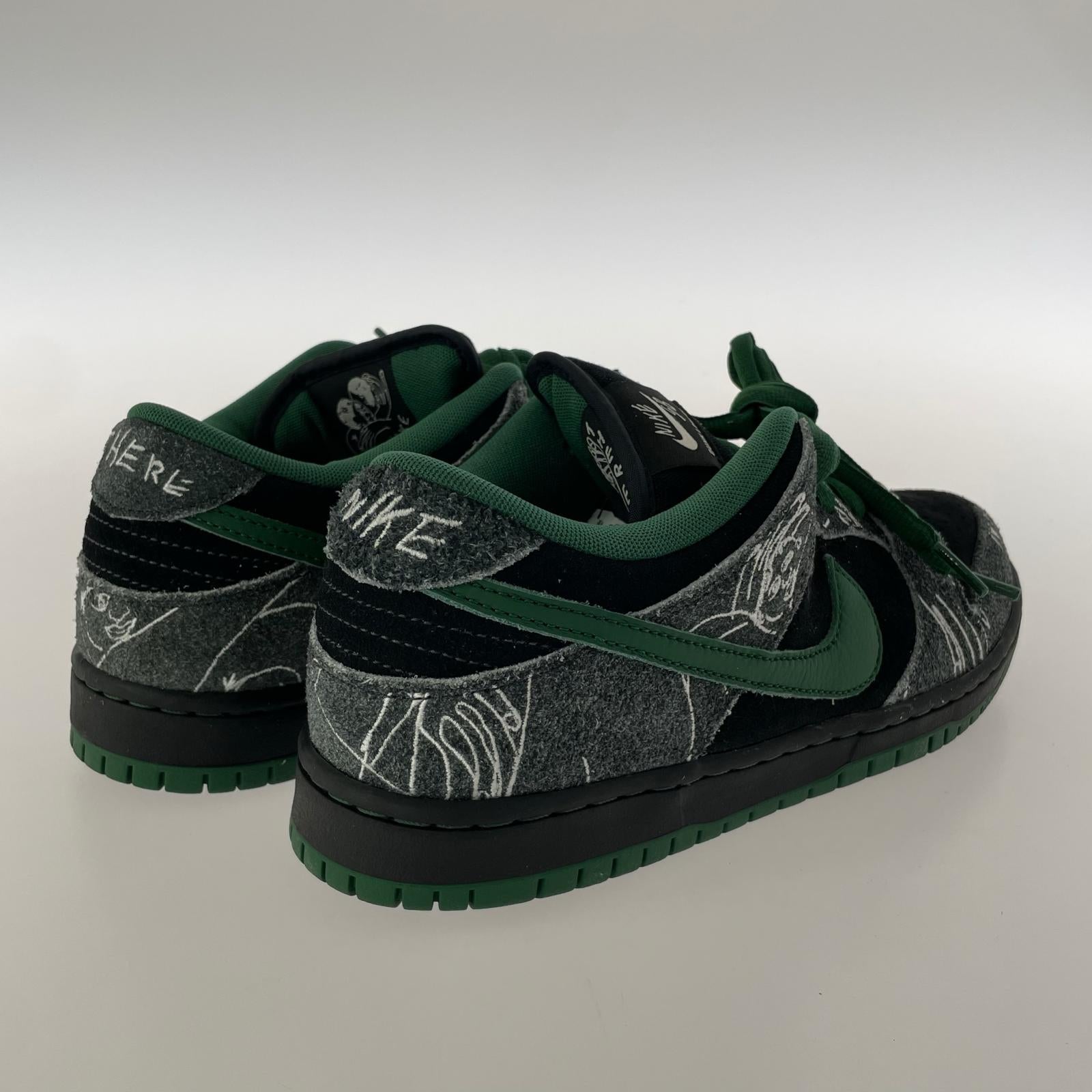 スニーカー ×There Skateboards Dunk Low Pro グリーン 26.5cm (US8 1/2 UK8 EU43)