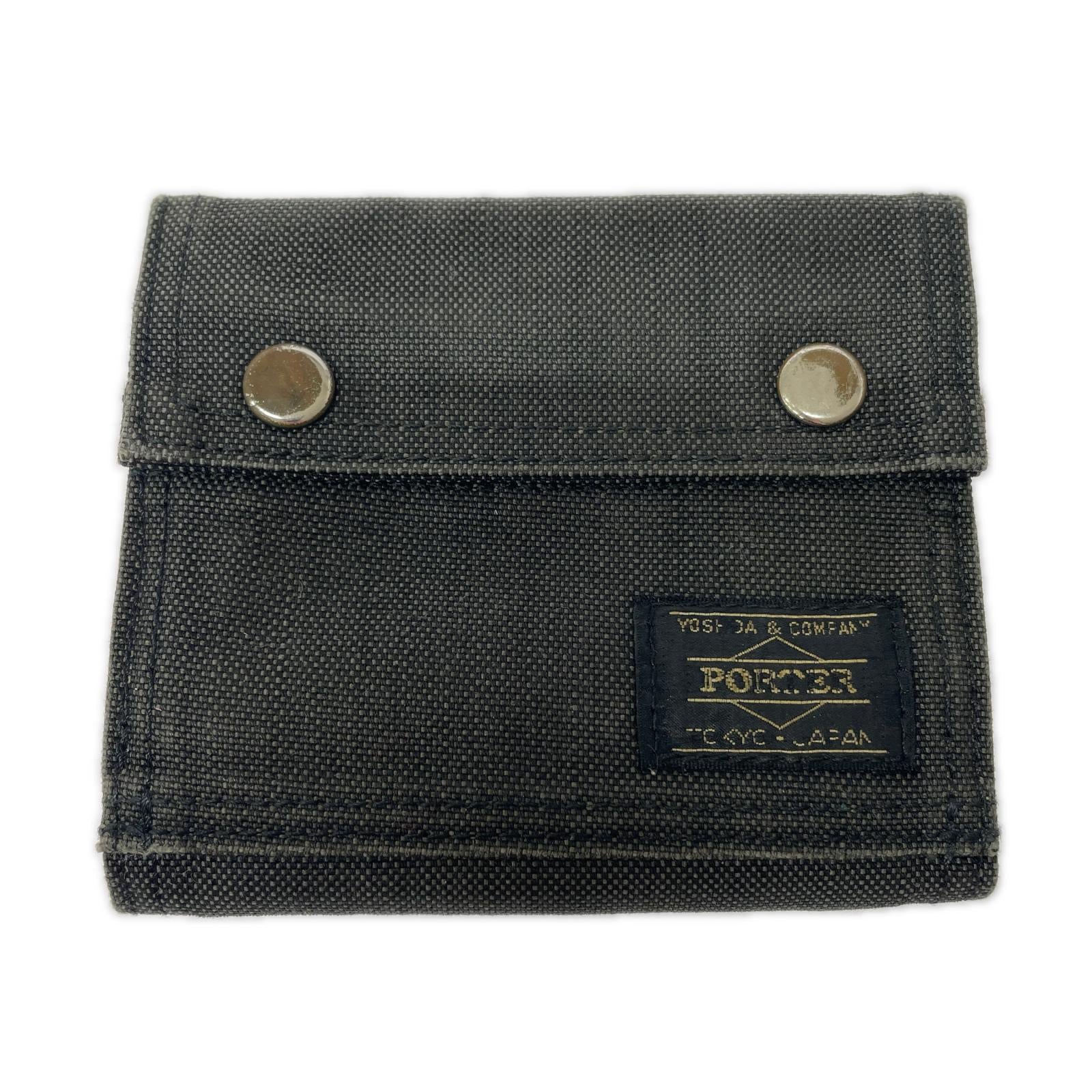 コンパクトウォレット SMOKY WALLET 二つ折り ブラック ブラック