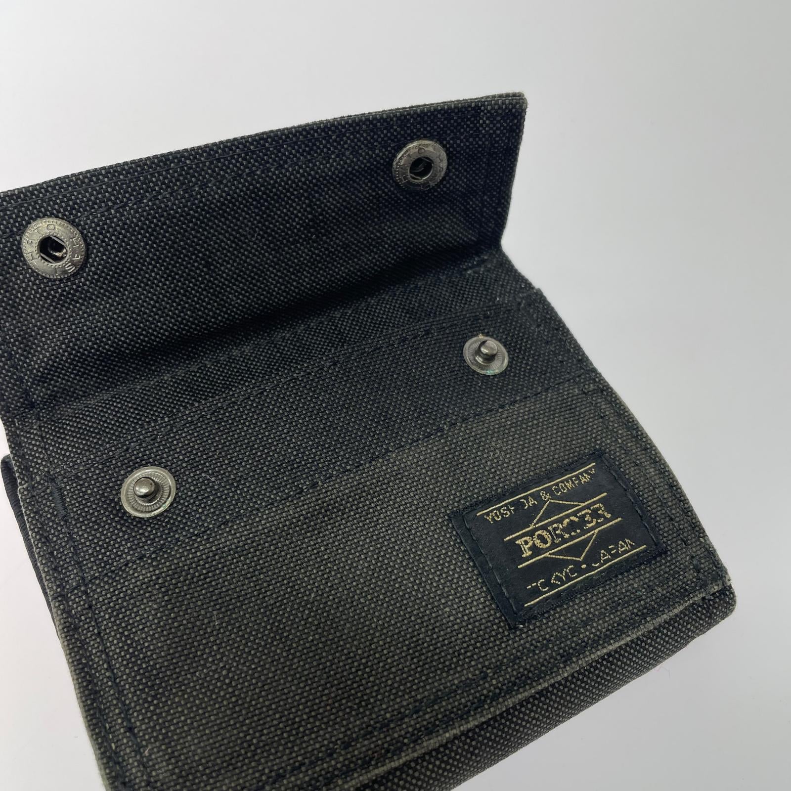 コンパクトウォレット SMOKY WALLET 二つ折り ブラック ブラック