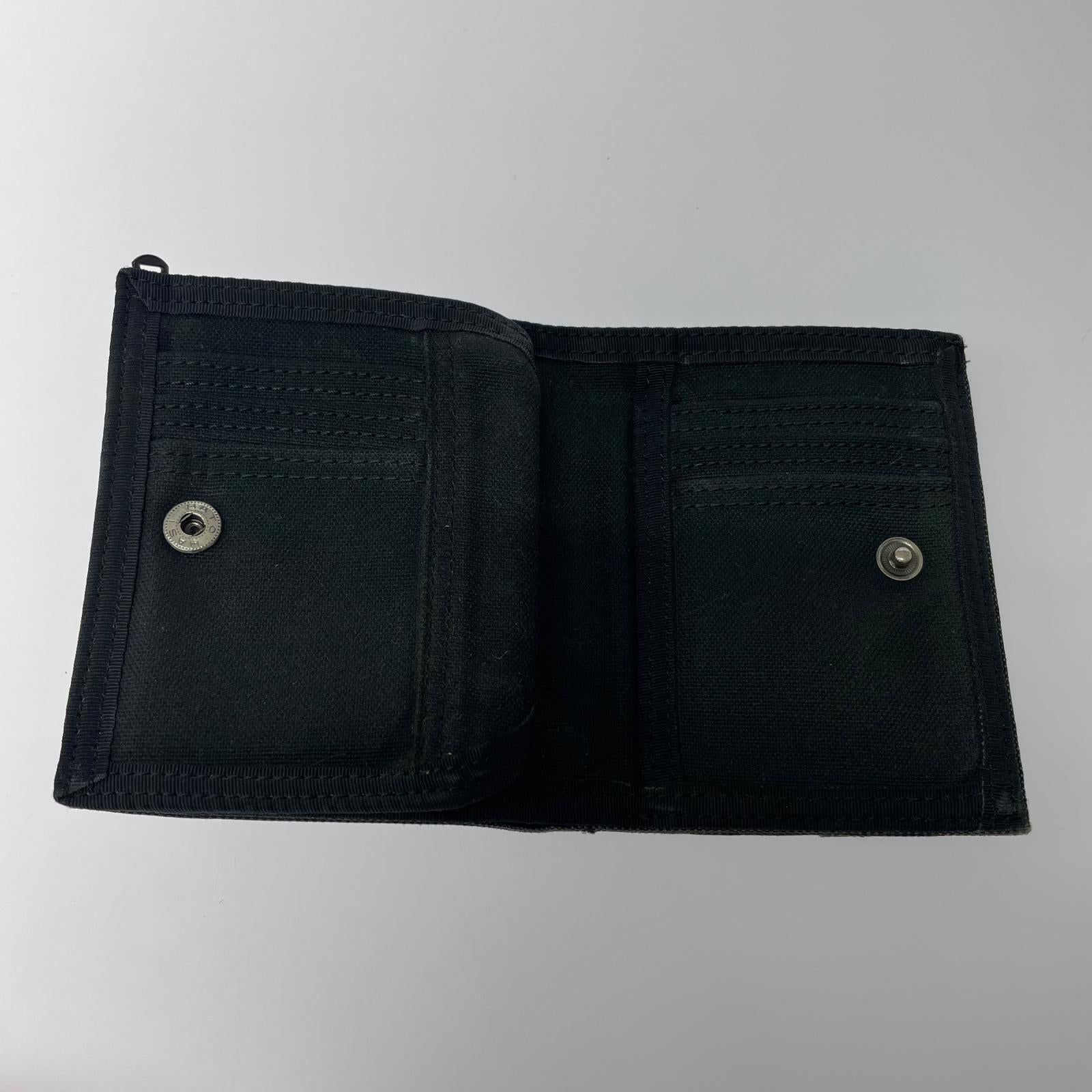 コンパクトウォレット SMOKY WALLET 二つ折り ブラック ブラック