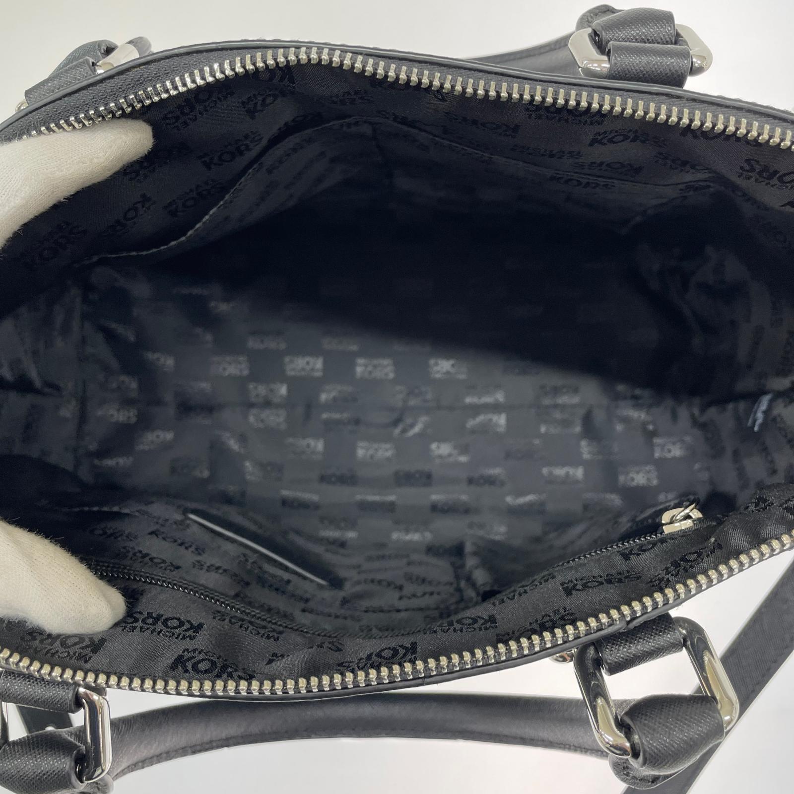 ハンドバッグ MICHAEL KORS シアラ サフィアーノレザー 2WAYバッグ ブラック ブラック