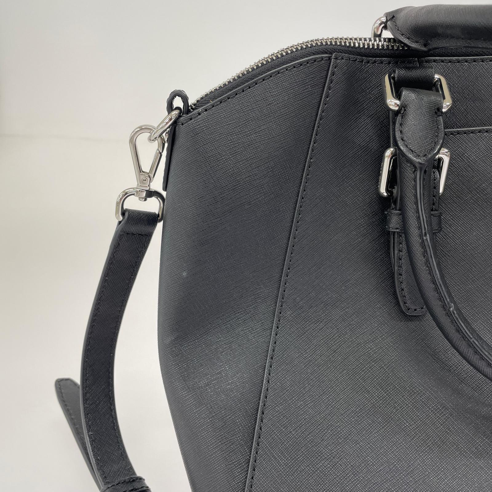 ハンドバッグ MICHAEL KORS シアラ サフィアーノレザー 2WAYバッグ ブラック ブラック