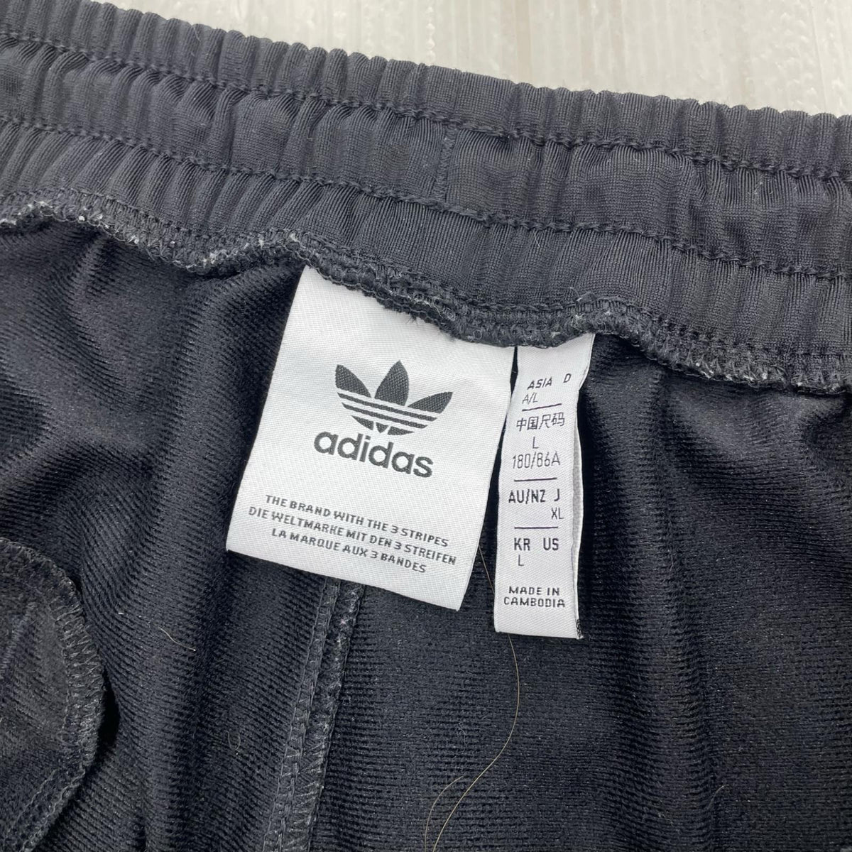 パンツ adidas originals ｸﾗｯｼｯｸﾄﾗｯｸﾊﾟﾝﾂ XL ﾌﾞﾗｯｸ ﾊﾟｰﾌﾟﾙ L ブラック