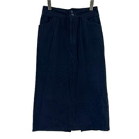 ロングスカート FEMME FM-S09-147 Wool Skirt Navy (1) 1 ネイビー