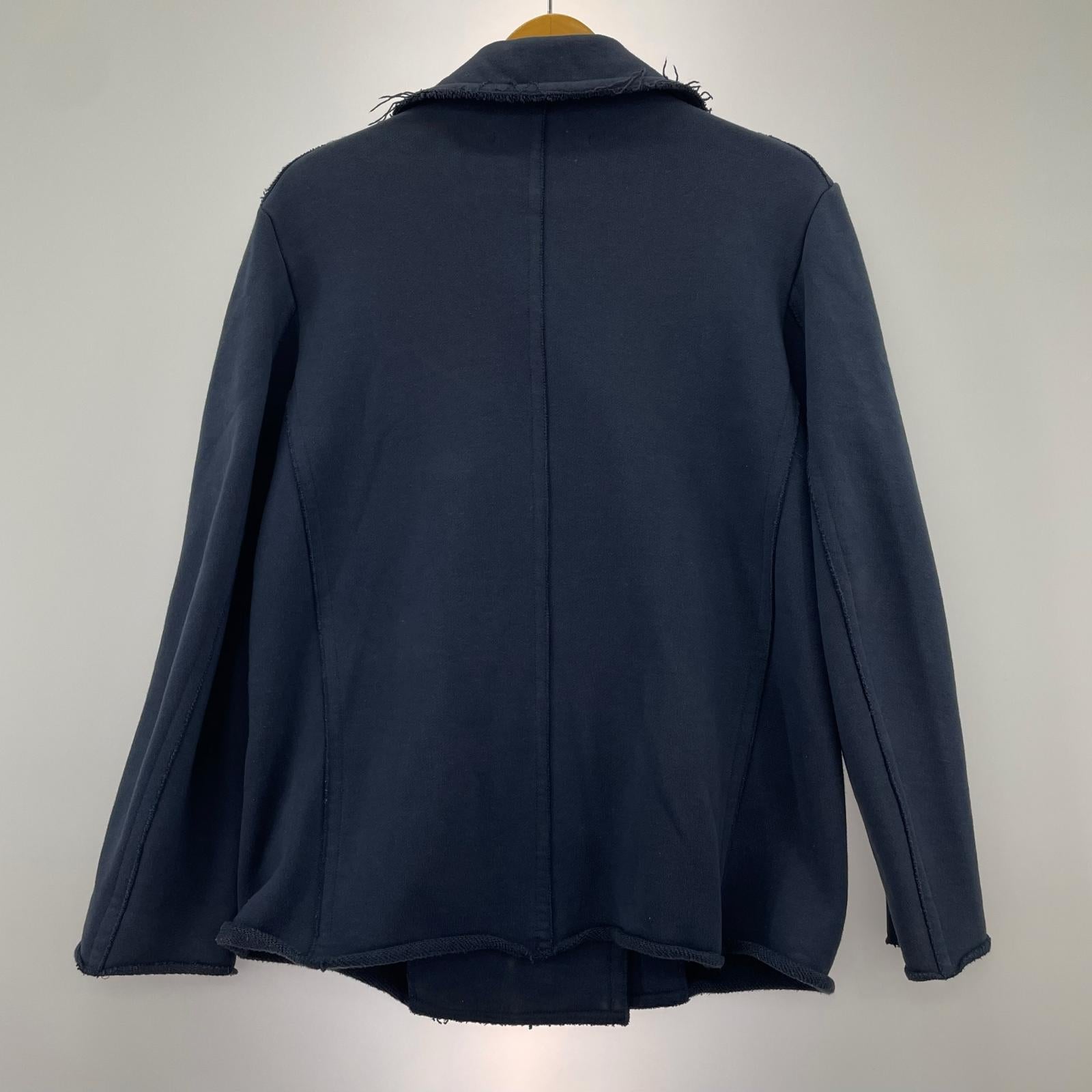 ジャケット Cotton Cut Off Pea Coat 紺 (S) S ネイビー