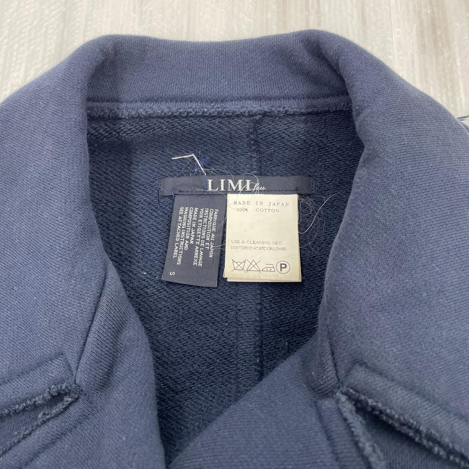ジャケット Cotton Cut Off Pea Coat 紺 (S) S ネイビー