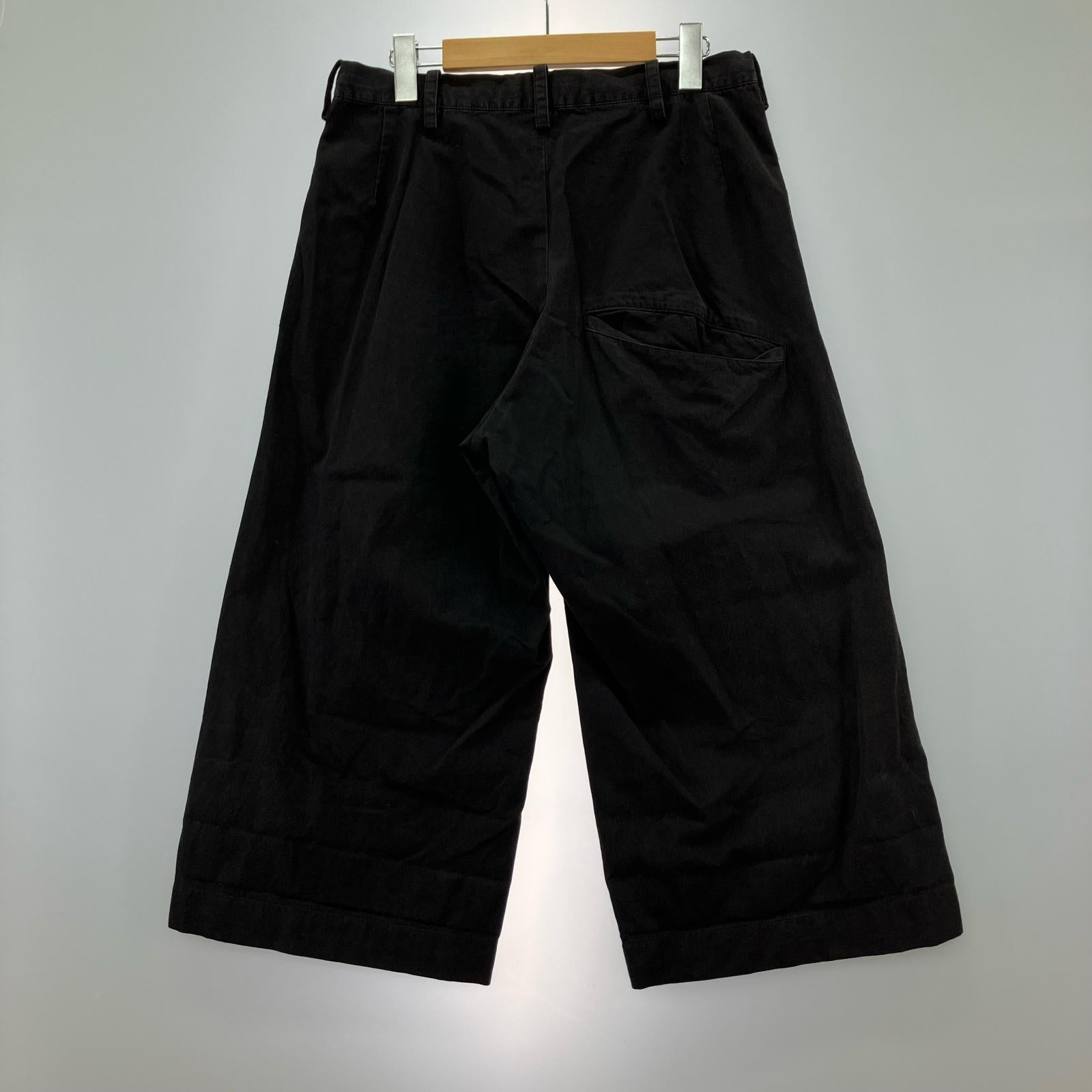 ショートパンツ Cotton Wide Pants 黒 (S) S ブラック
