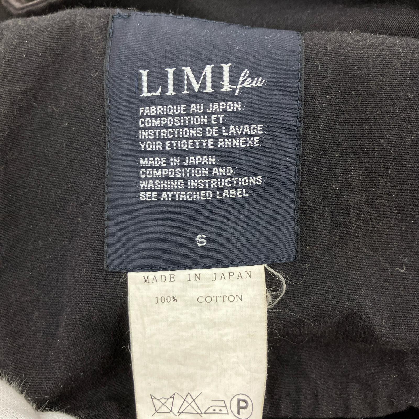 テーラードジャケット Cotton 3B Jacket 黒 (S) S ブラック