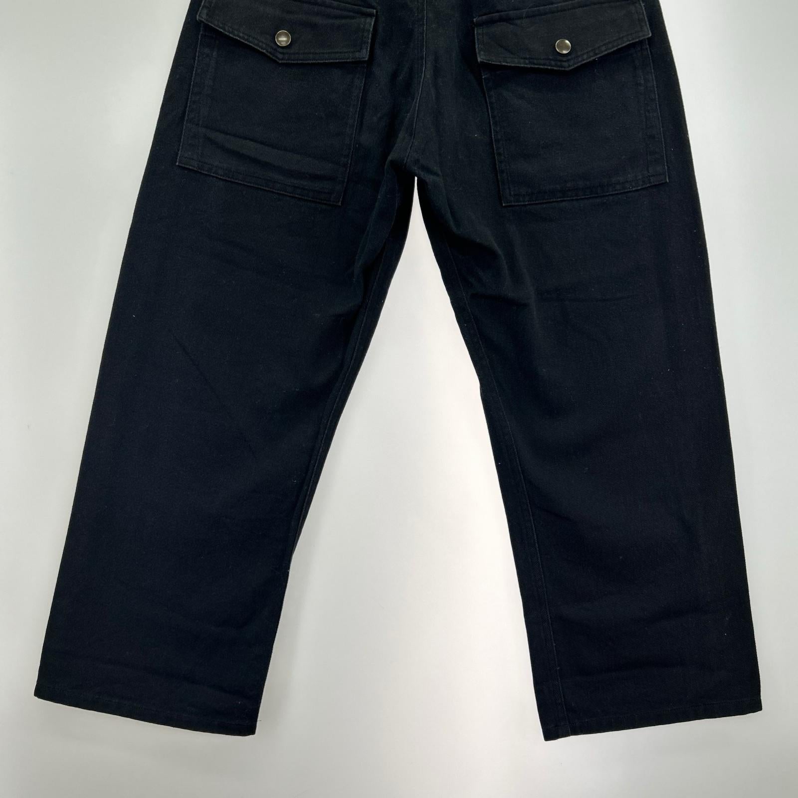 パンツ Cotton Cropped Pants 黒 (3) 3 ブラック