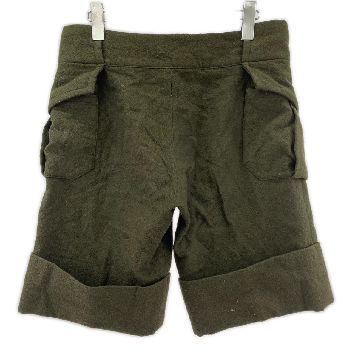 ショートパンツ Flap pocket Wool Wide Short ｶｰｷ (S) S カーキ