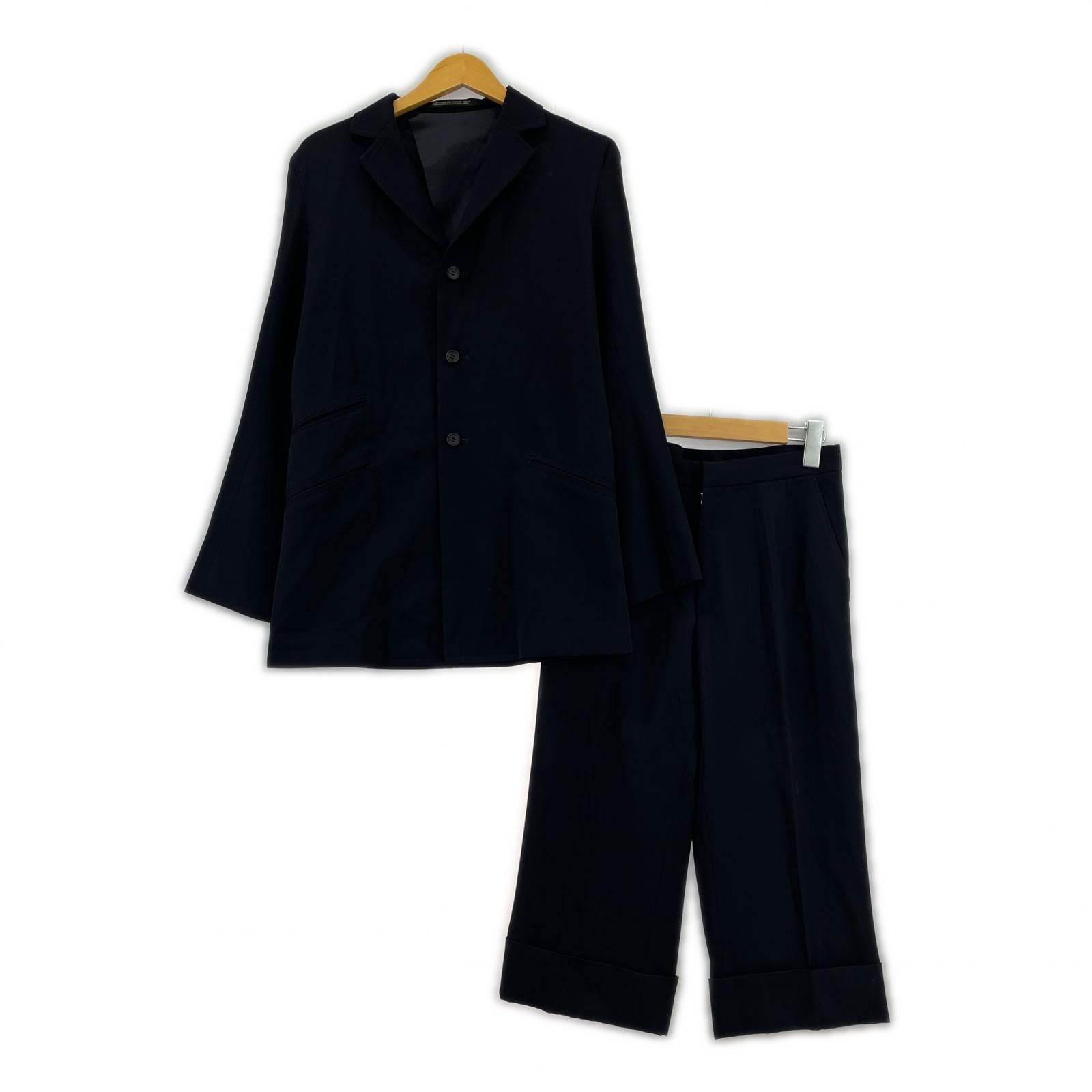 セットアップ WOOL GABARDINE SETUP 紺 (3/3) 3 ネイビー