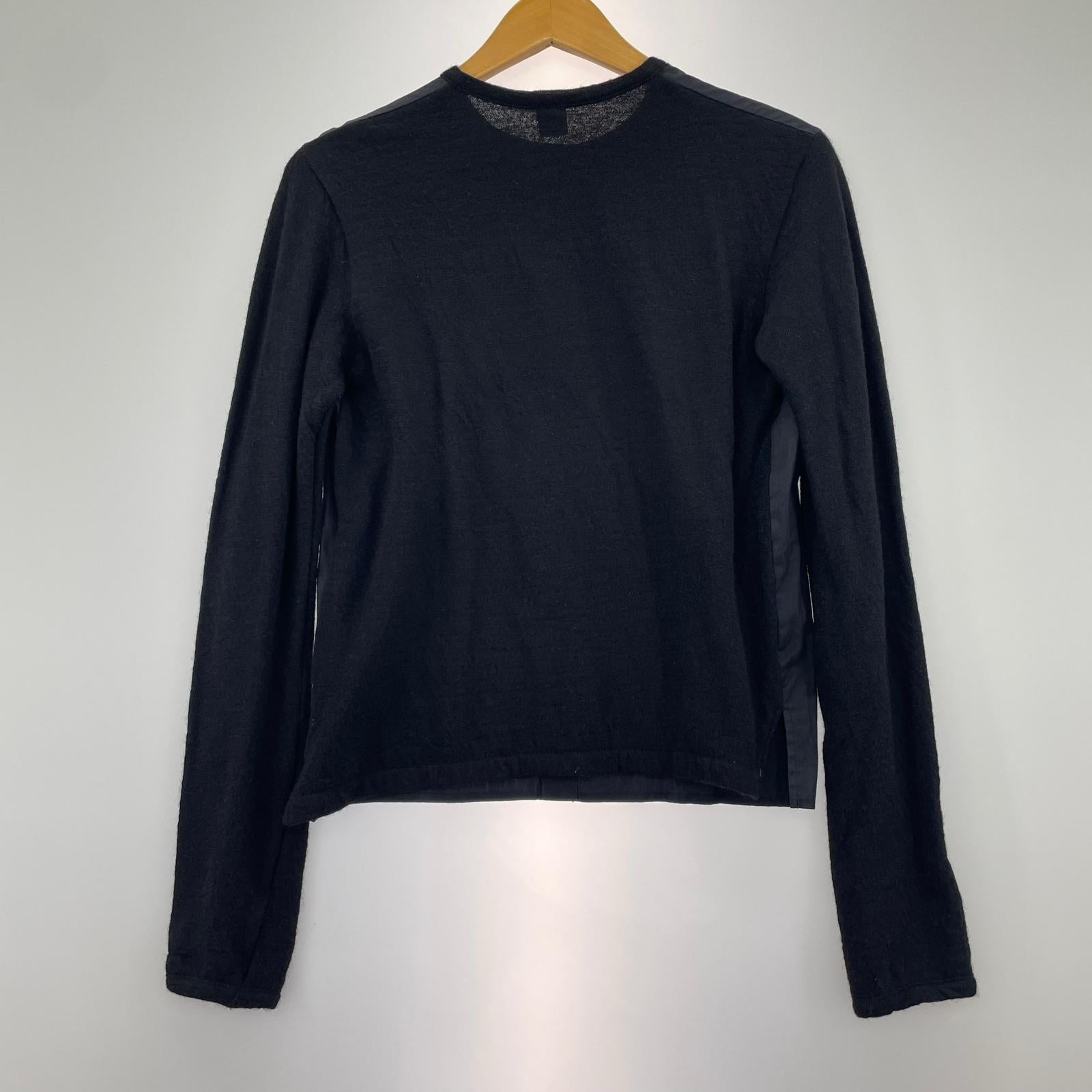 長袖シャツ Flower Stitch Nocoller Shirt 黒 (3) 3 ブラック