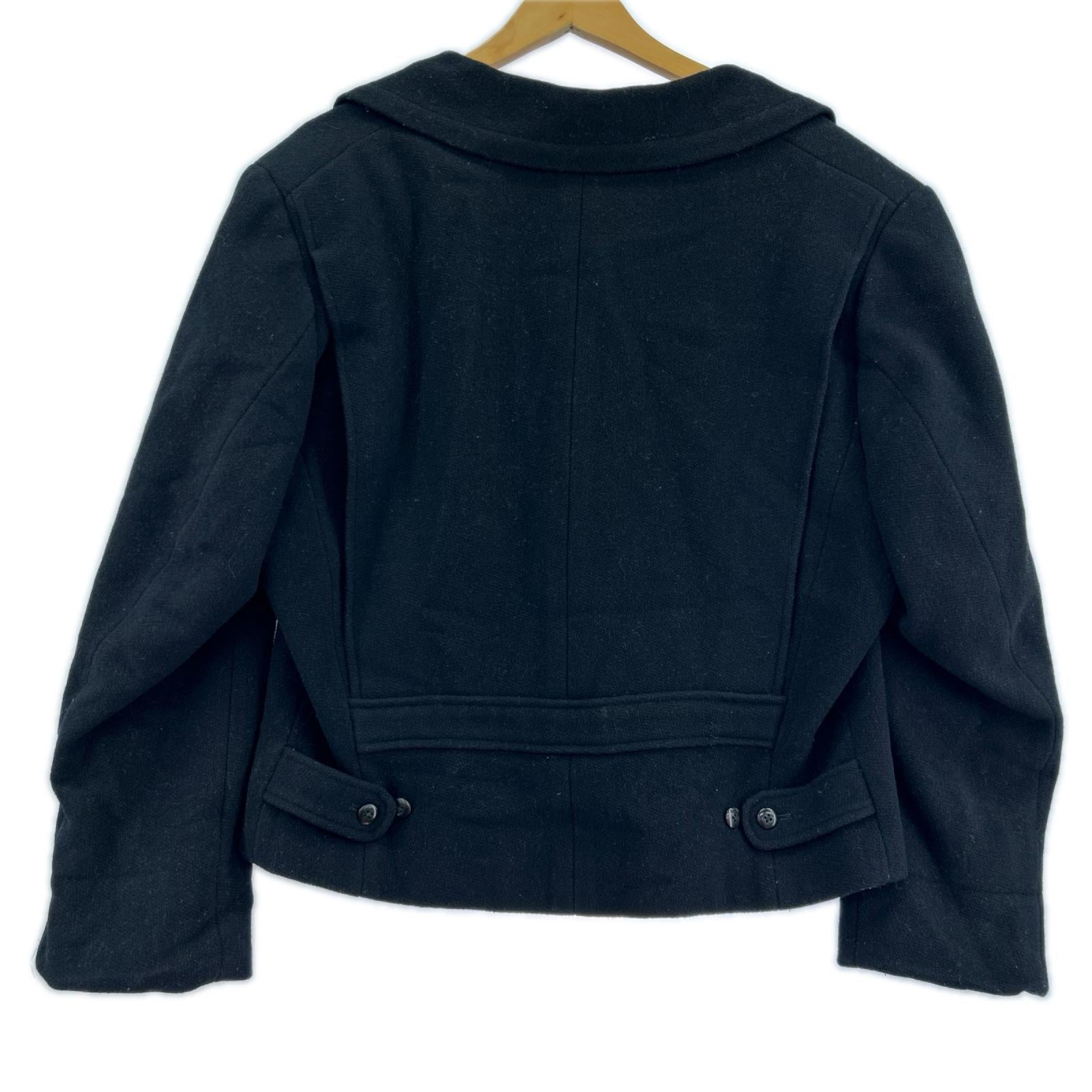 ジャケット 80s POUR HOMME 丸文字タグ Short Jacket (S) S ブラック