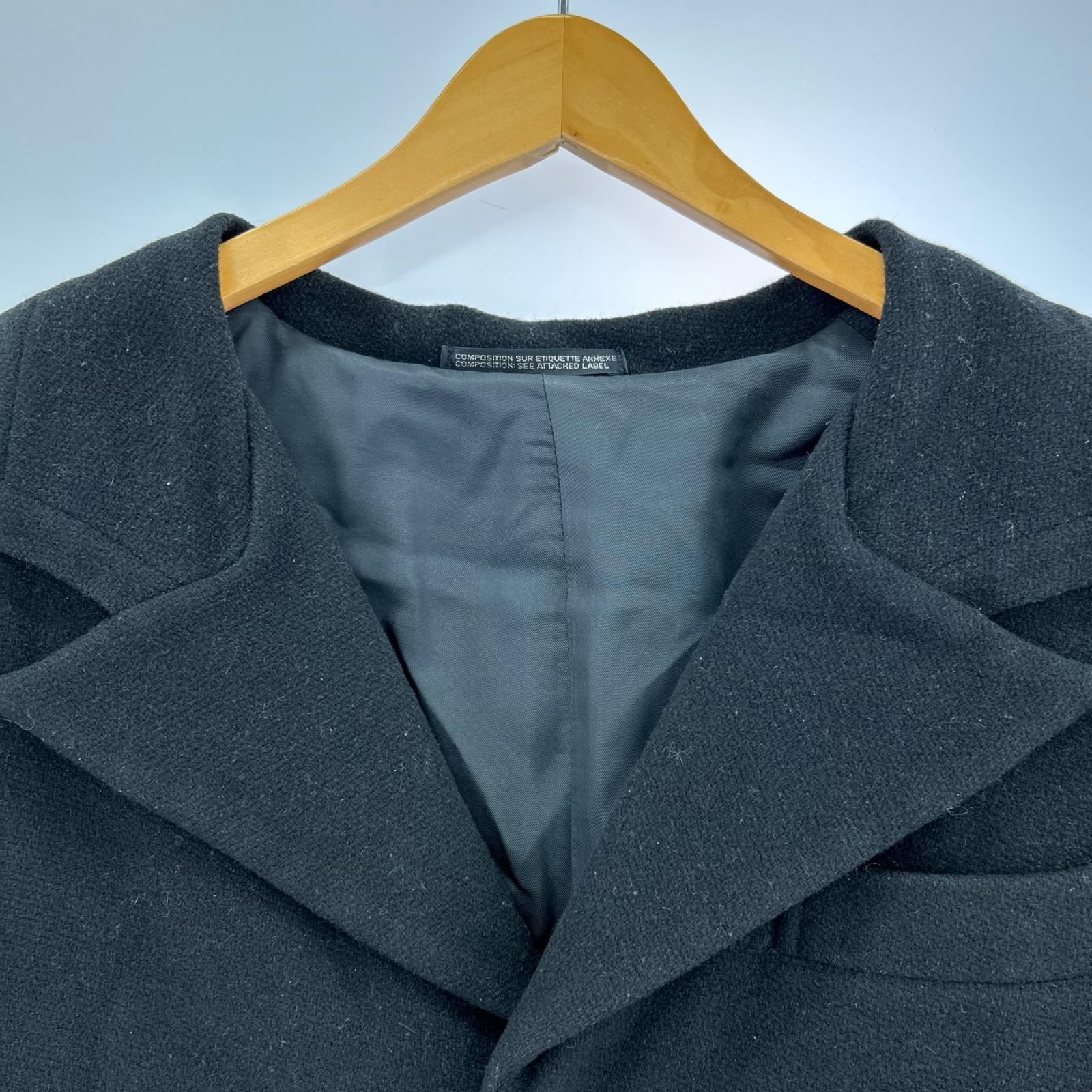 ジャケット 80s POUR HOMME 丸文字タグ Short Jacket (S) S ブラック