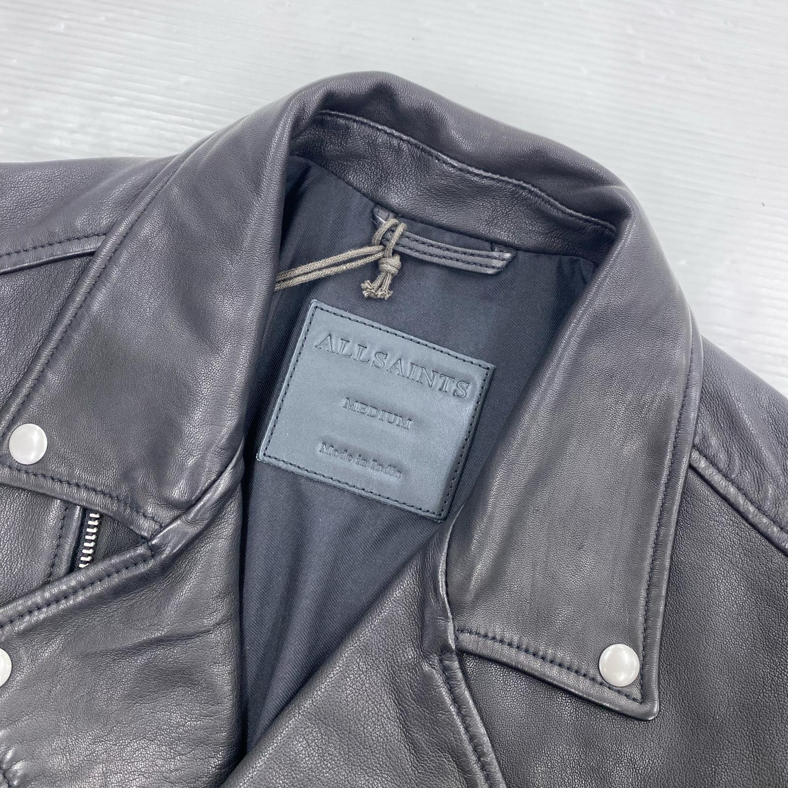 ジャケット TYSON BIKER ダブルライダース BLK (M) M ブラック