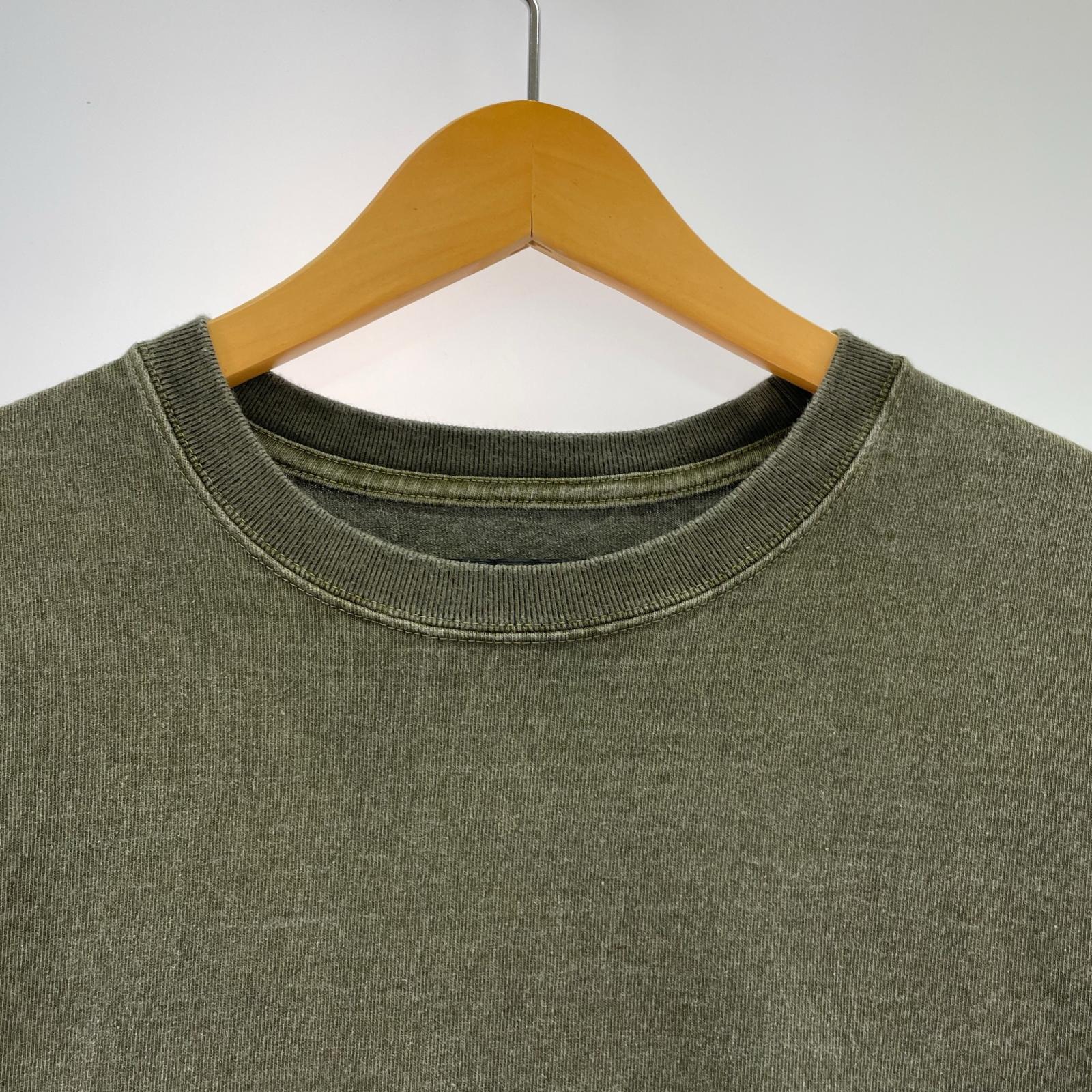 長袖Ｔシャツ PIGMENT DYED CREWNECK LS L カーキ