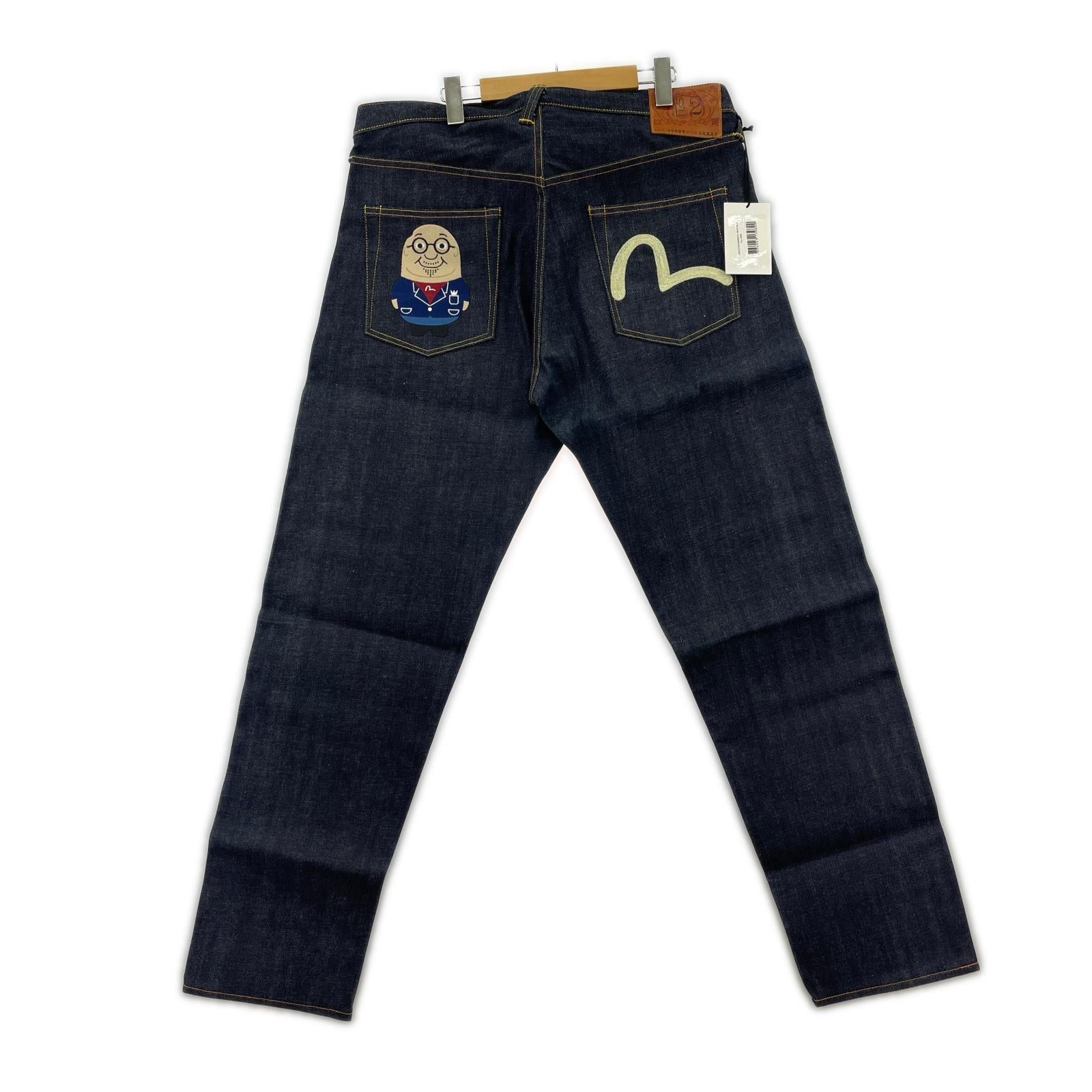デニムパンツ EVISU NO.2 Lot.2000T やまねっち デニムパンツ W40 40 ネイビー