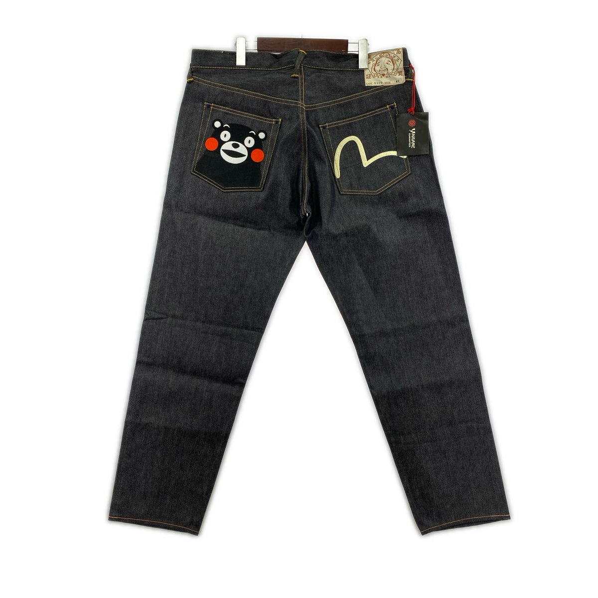 デニムパンツ EVISU Lot.5500 くまモン ﾃﾞﾆﾑﾊﾟﾝﾂ W40 ブラック
