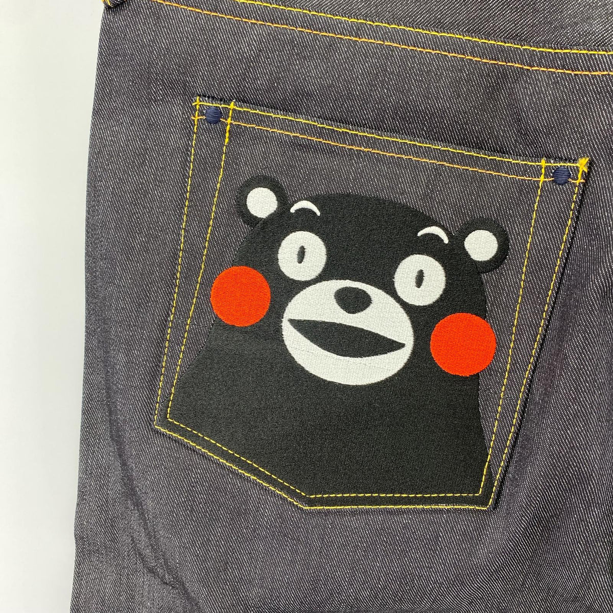 デニムパンツ EVISU Lot.5500 くまモン ﾃﾞﾆﾑﾊﾟﾝﾂ W40 ブラック