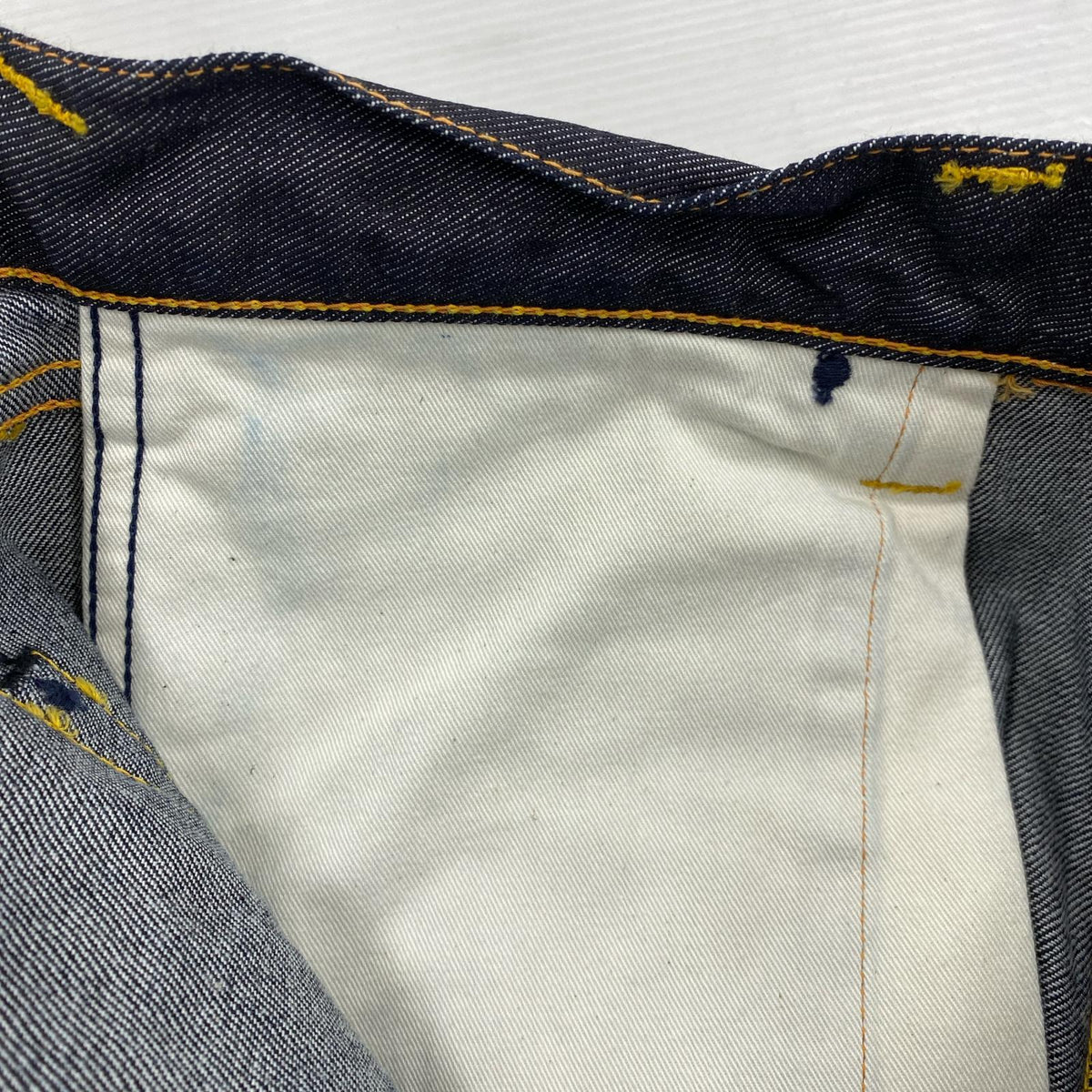 デニムパンツ EVISU Lot.5500 くまモン ﾃﾞﾆﾑﾊﾟﾝﾂ W38 ブラック