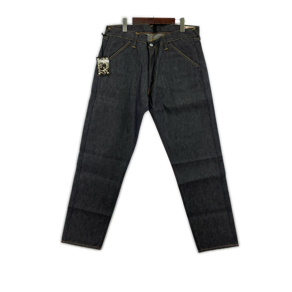 デニムパンツ EVISU Lot.5500 くまモン ﾃﾞﾆﾑﾊﾟﾝﾂ W38 ブラック