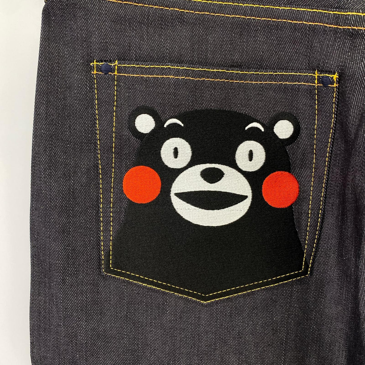 デニムパンツ EVISU Lot.5500 くまモン ﾃﾞﾆﾑﾊﾟﾝﾂ W38 ブラック