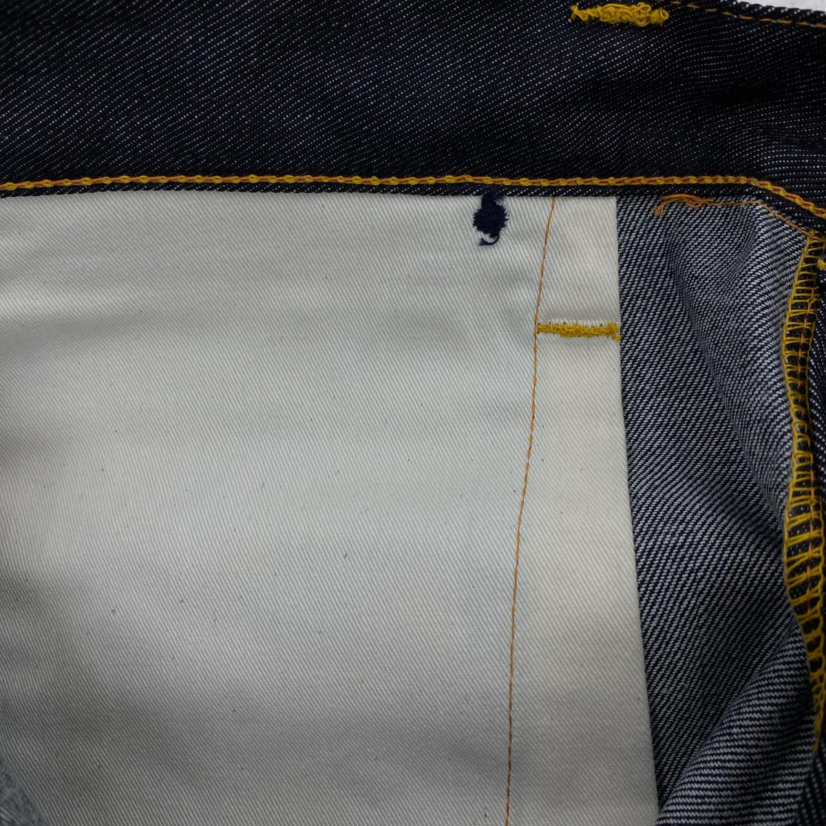 デニムパンツ EVISU Lot.5500 くまモン ﾃﾞﾆﾑﾊﾟﾝﾂ W38 ブラック
